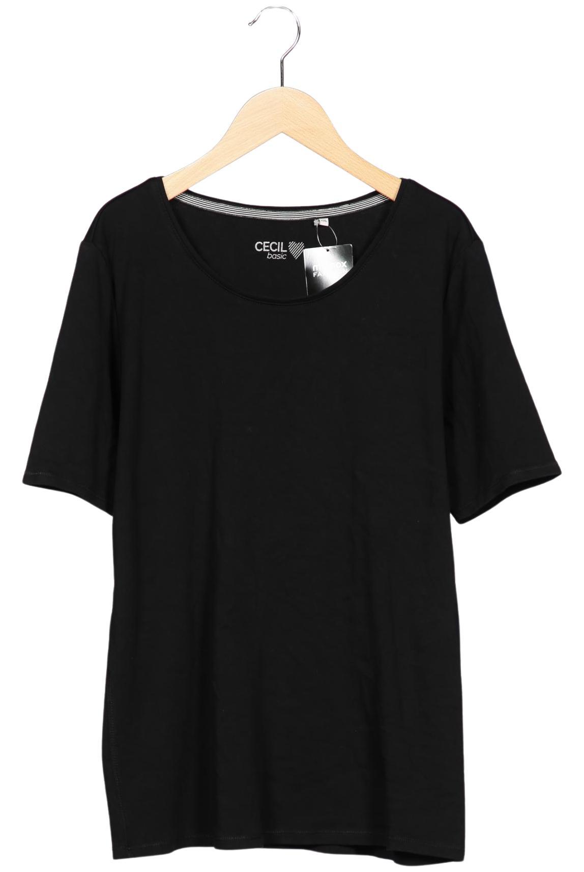 

Cecil Damen T-Shirt, schwarz, Gr. 46