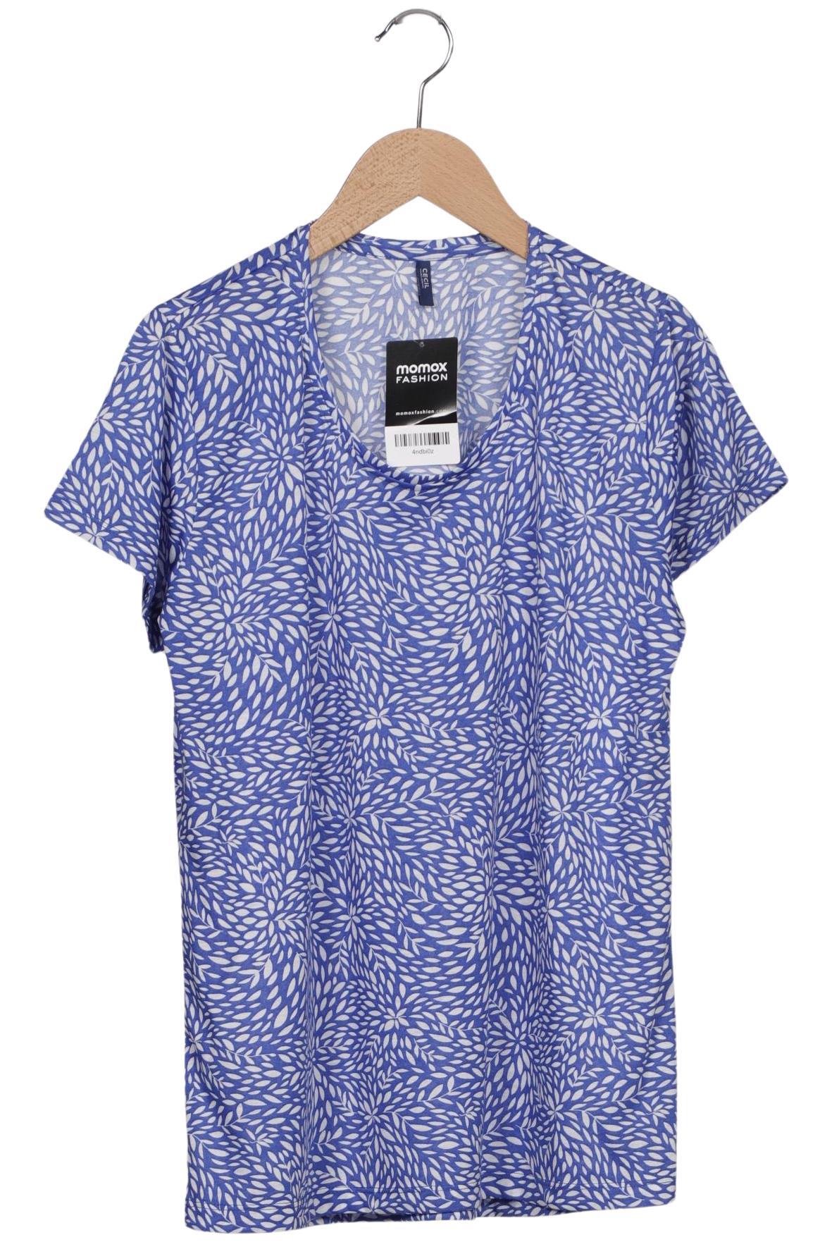 

Cecil Damen T-Shirt, blau, Gr. 38