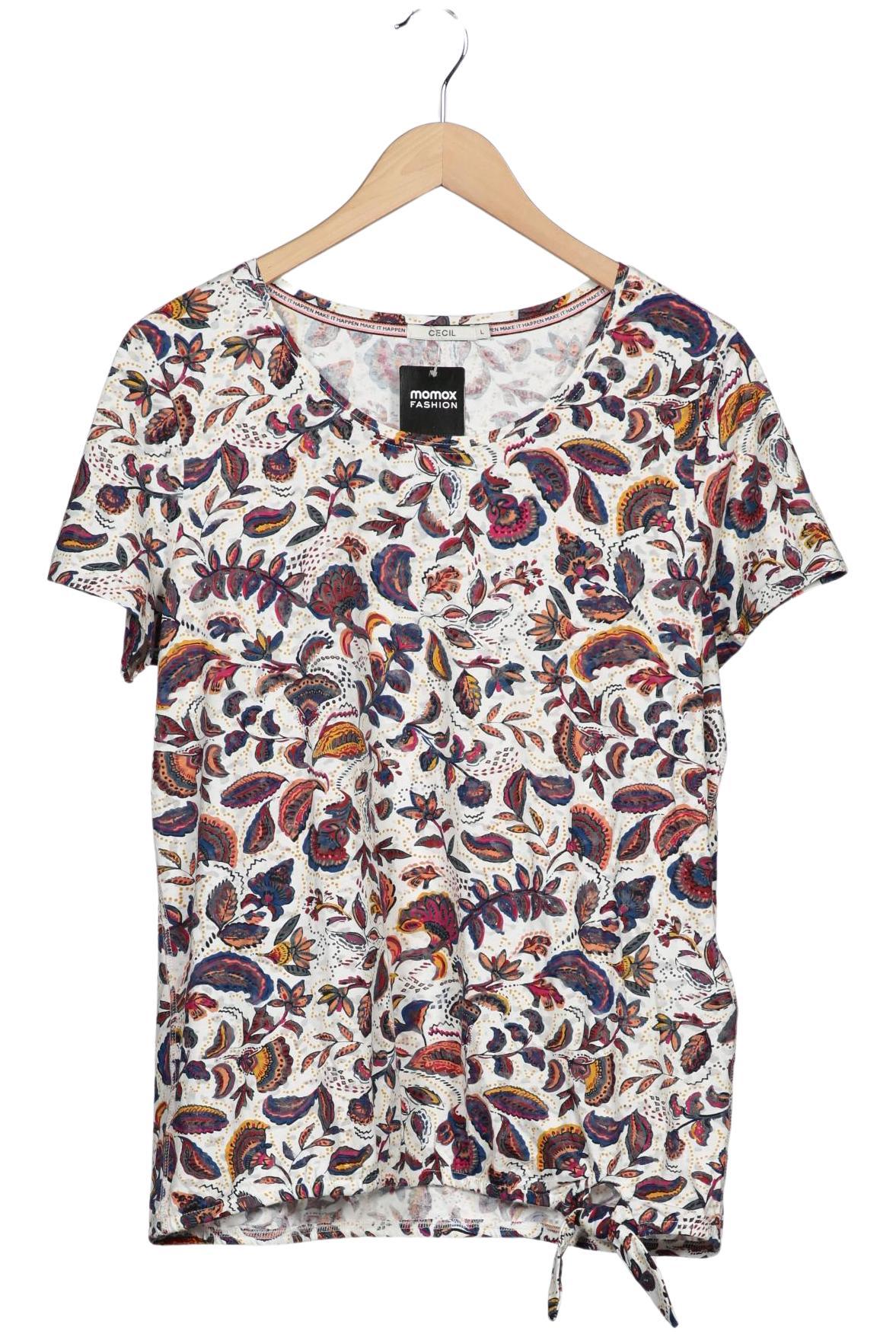 

Cecil Damen T-Shirt, cremeweiß, Gr. 42