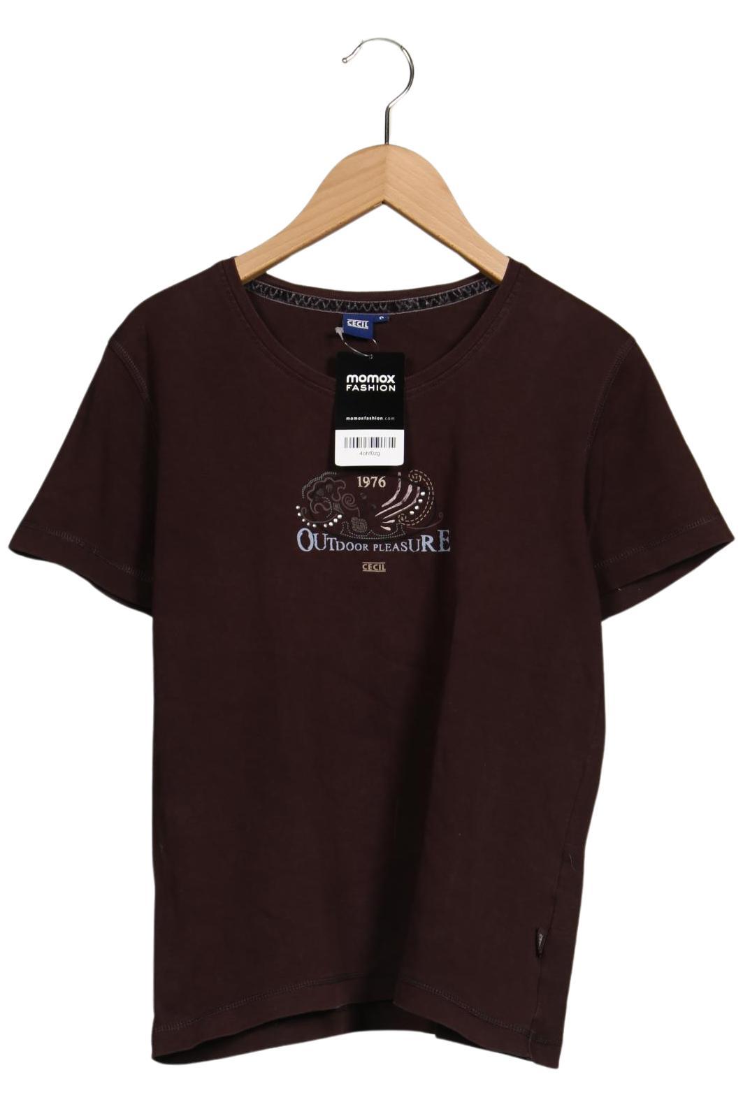 

Cecil Damen T-Shirt, braun, Gr. 36