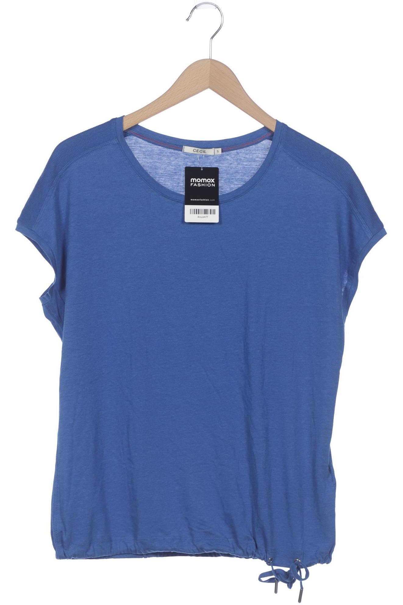 

Cecil Damen T-Shirt, blau, Gr. 36