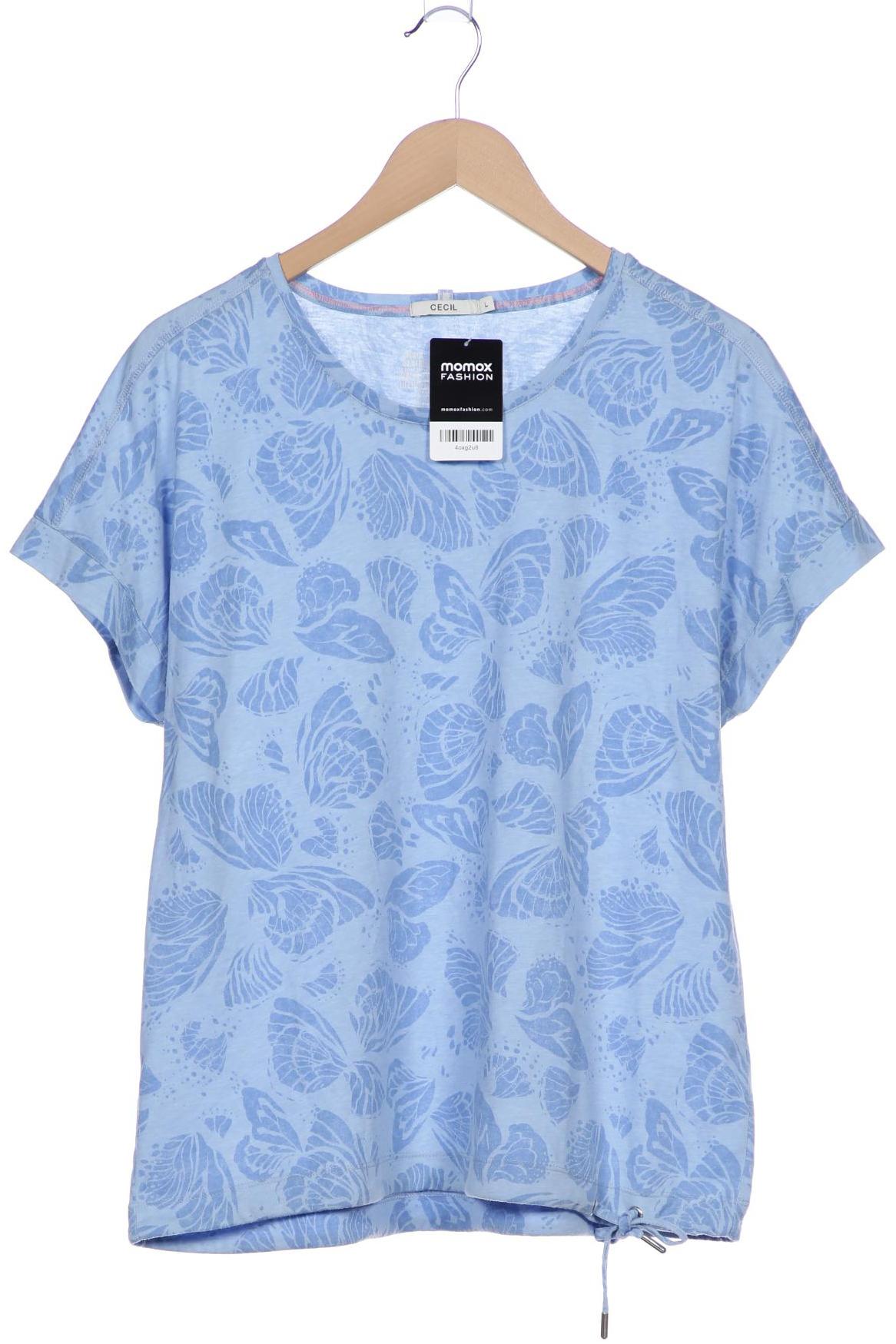 

Cecil Damen T-Shirt, hellblau, Gr. 42
