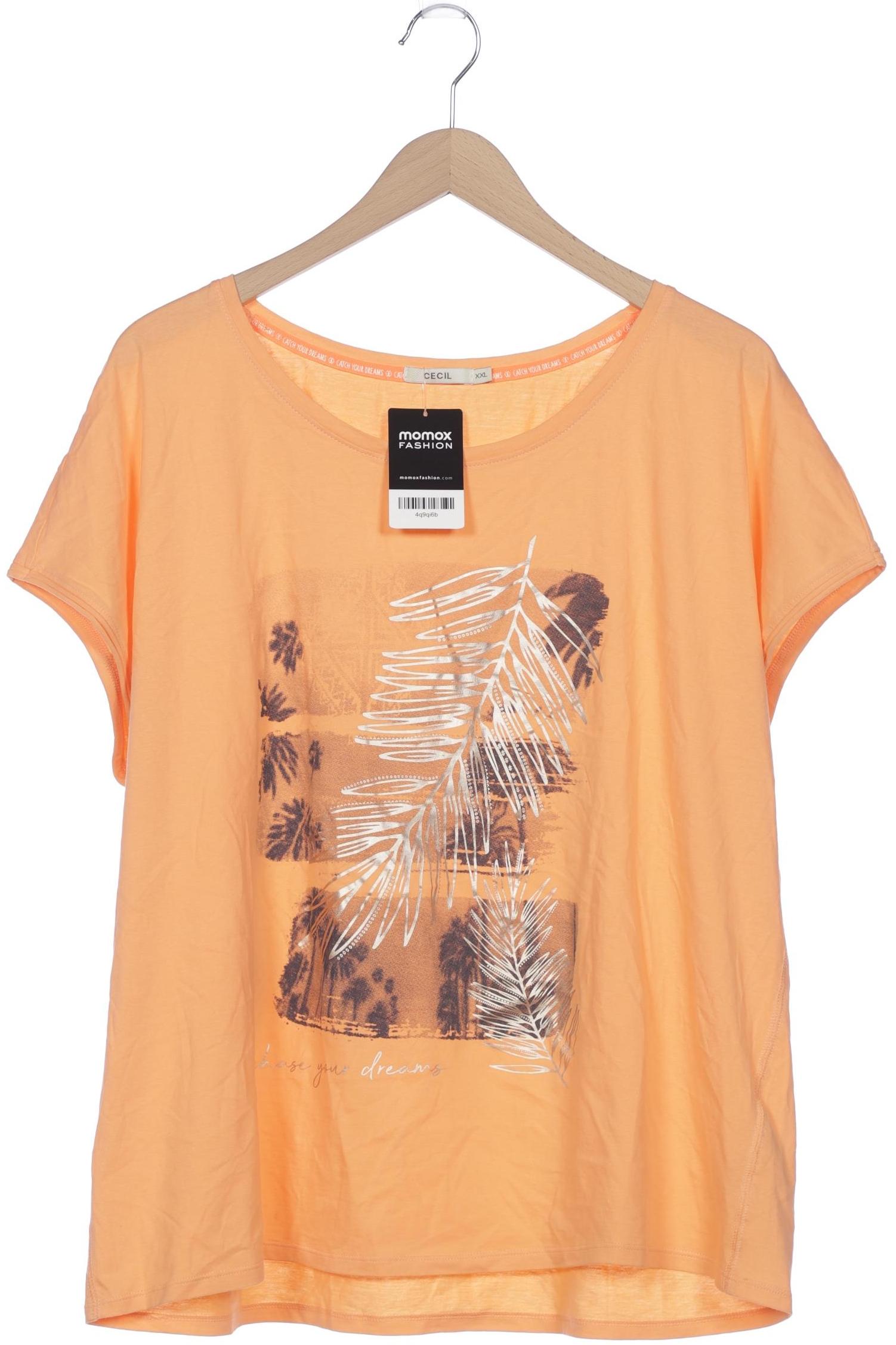 

Cecil Damen T-Shirt, orange, Gr. 46