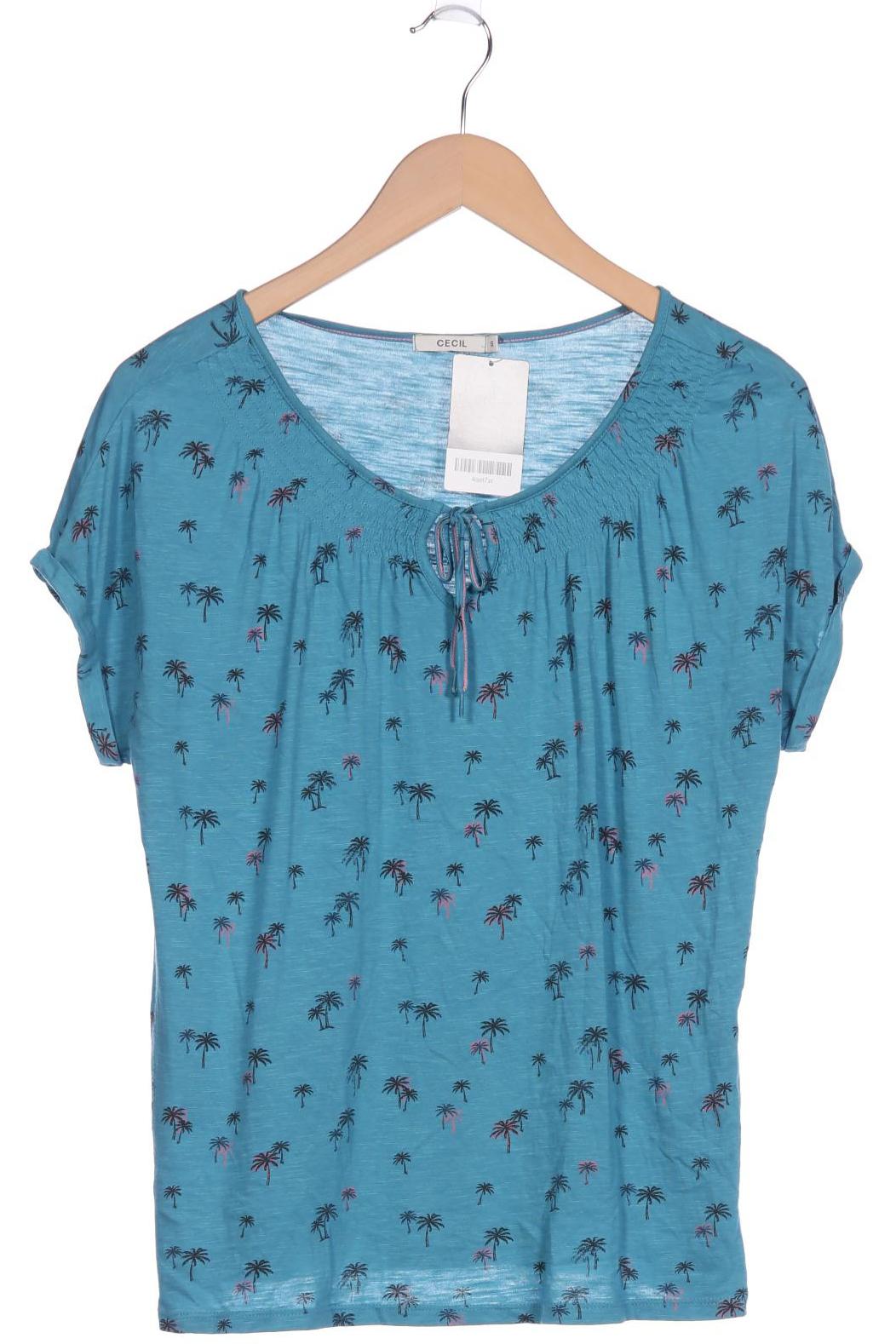 

Cecil Damen T-Shirt, blau, Gr. 36