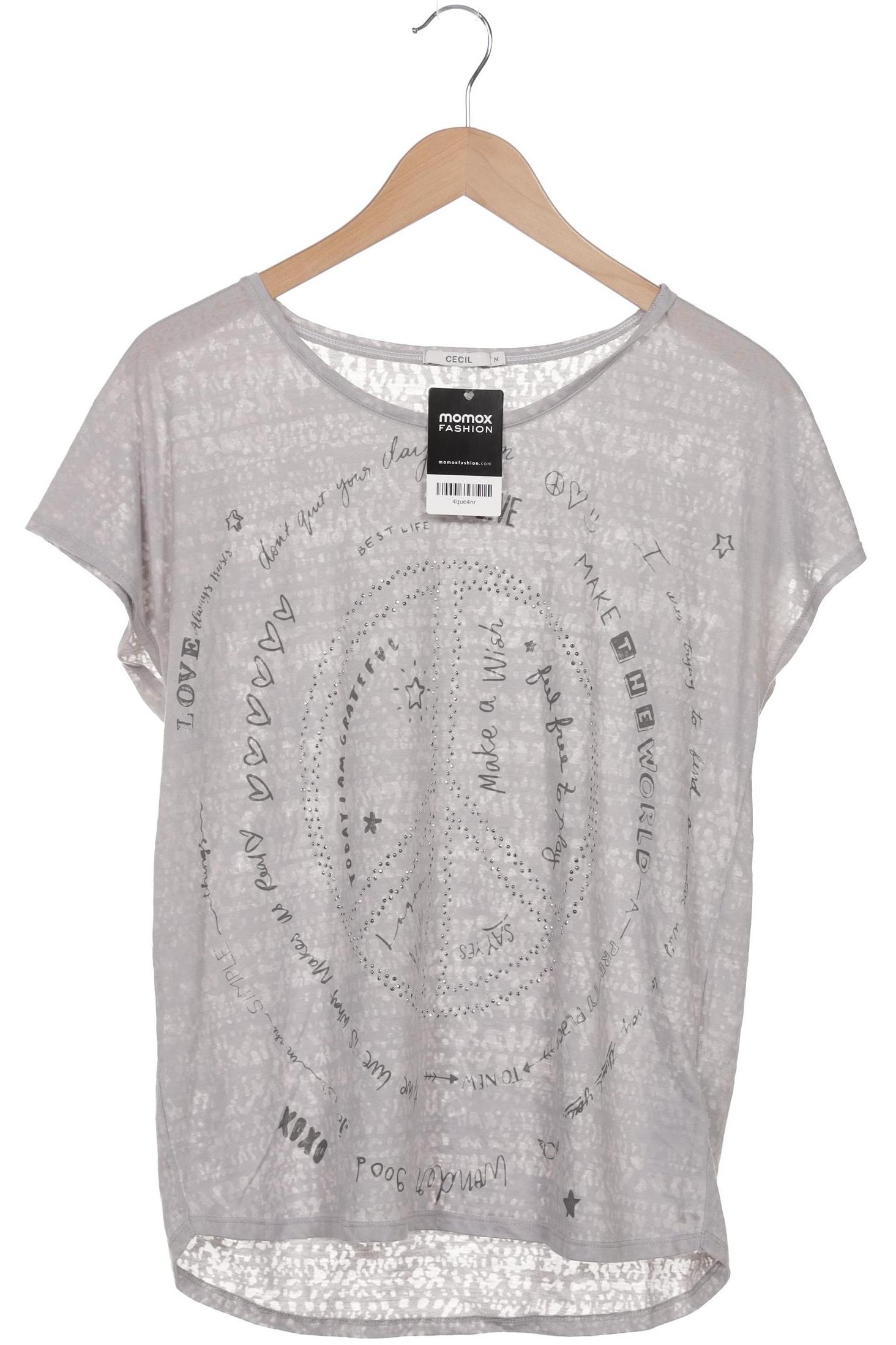

Cecil Damen T-Shirt, grau, Gr. 38