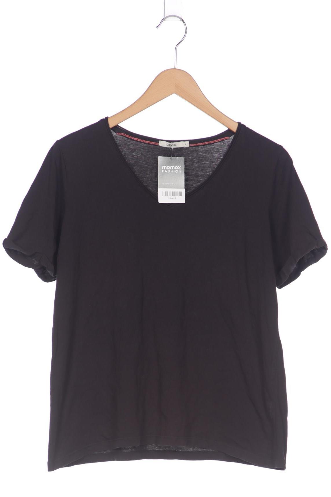 

Cecil Damen T-Shirt, schwarz, Gr. 42