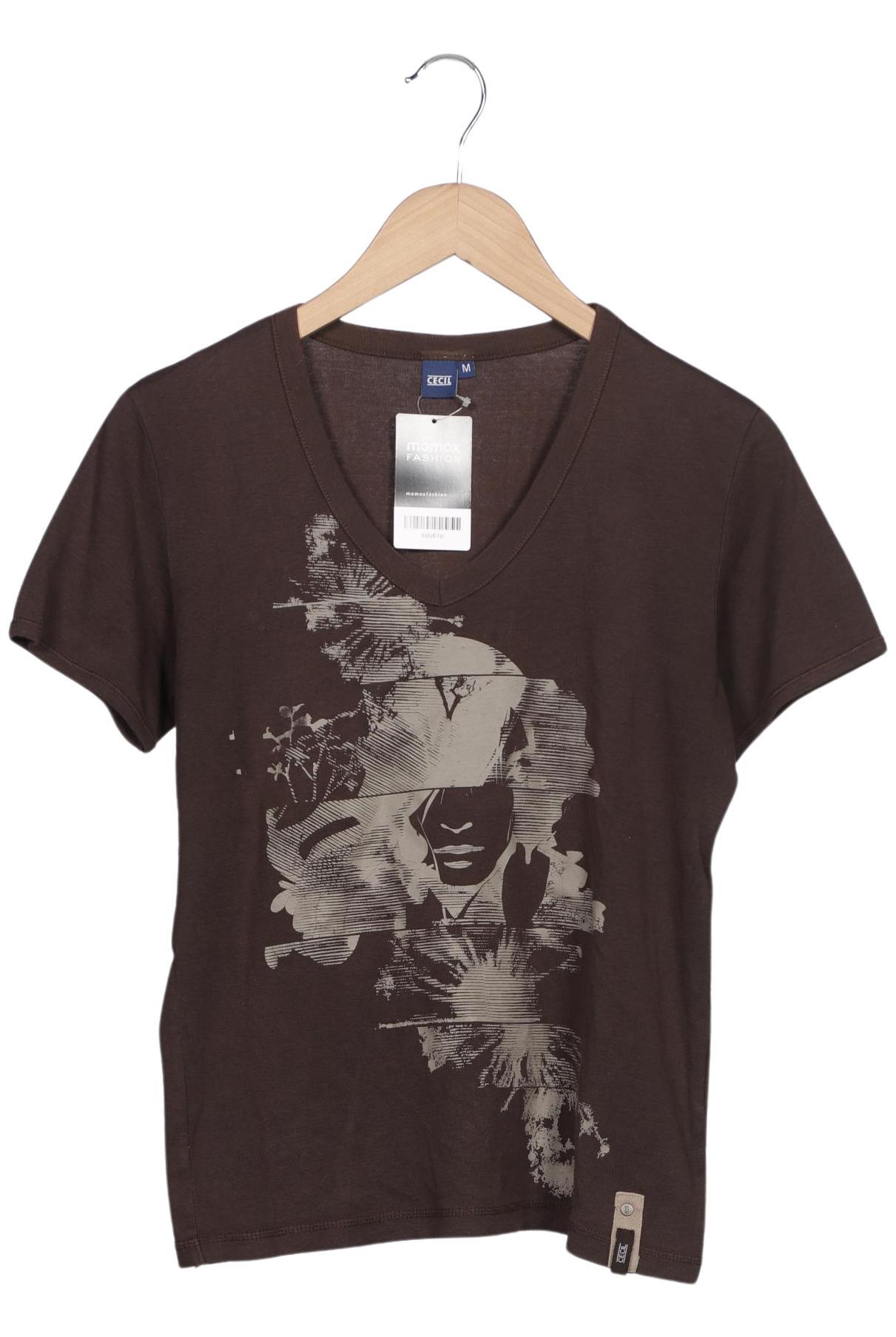 

Cecil Damen T-Shirt, braun, Gr. 38
