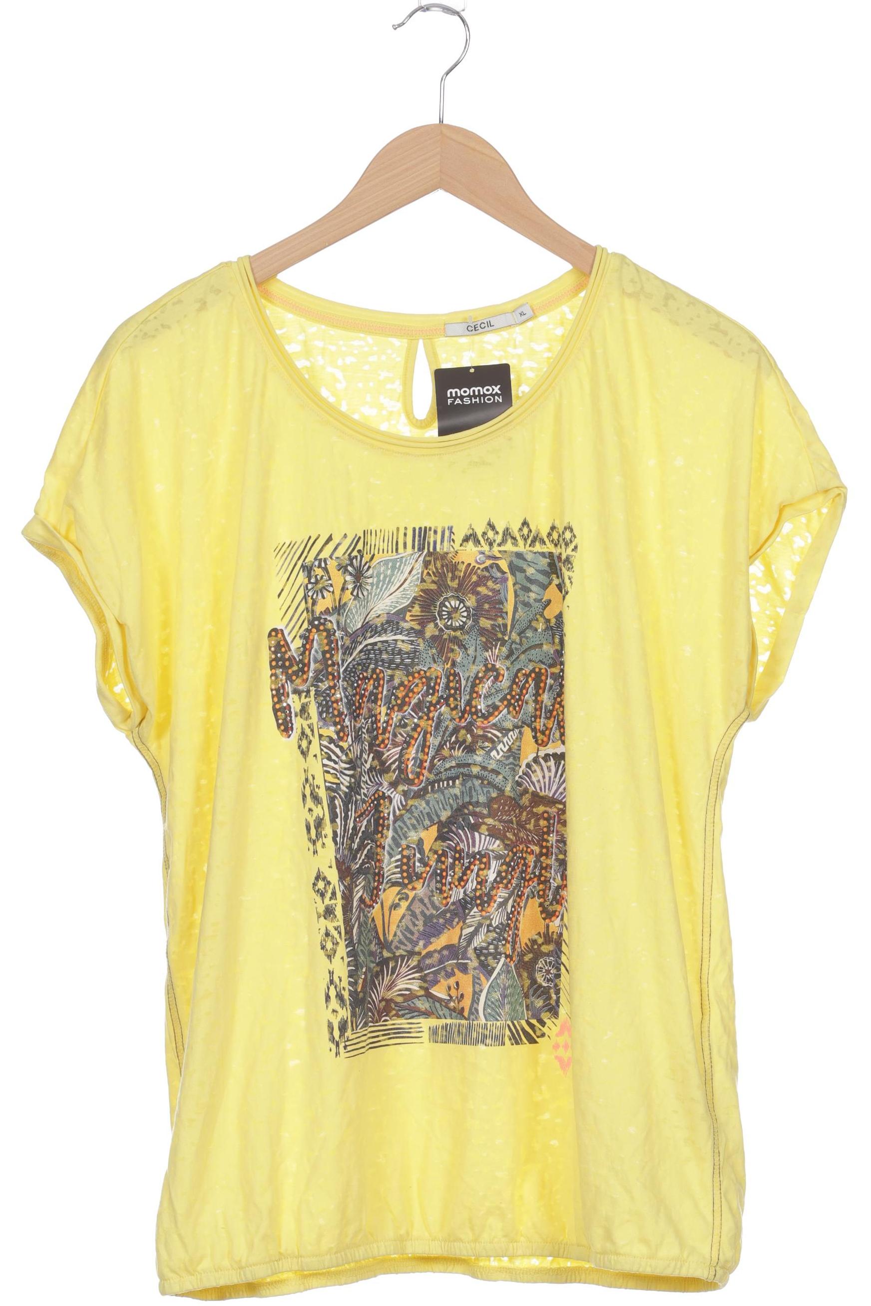 

Cecil Damen T-Shirt, gelb, Gr. 44