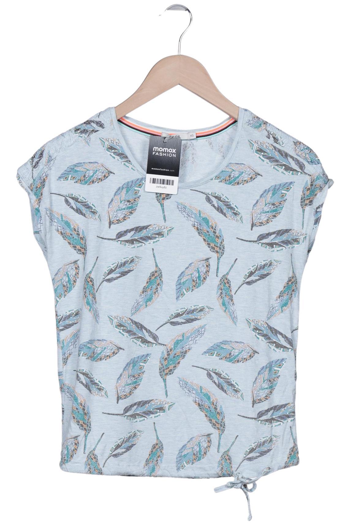 

Cecil Damen T-Shirt, hellblau, Gr. 34