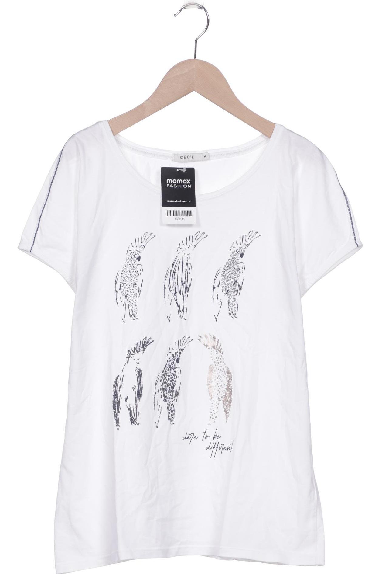 

Cecil Damen T-Shirt, weiß, Gr. 38