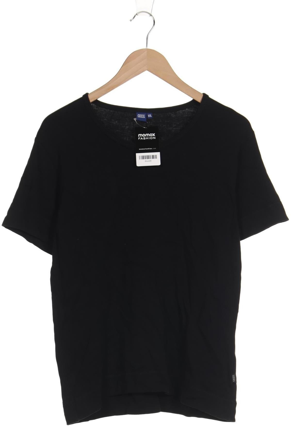 

Cecil Damen T-Shirt, schwarz, Gr. 46