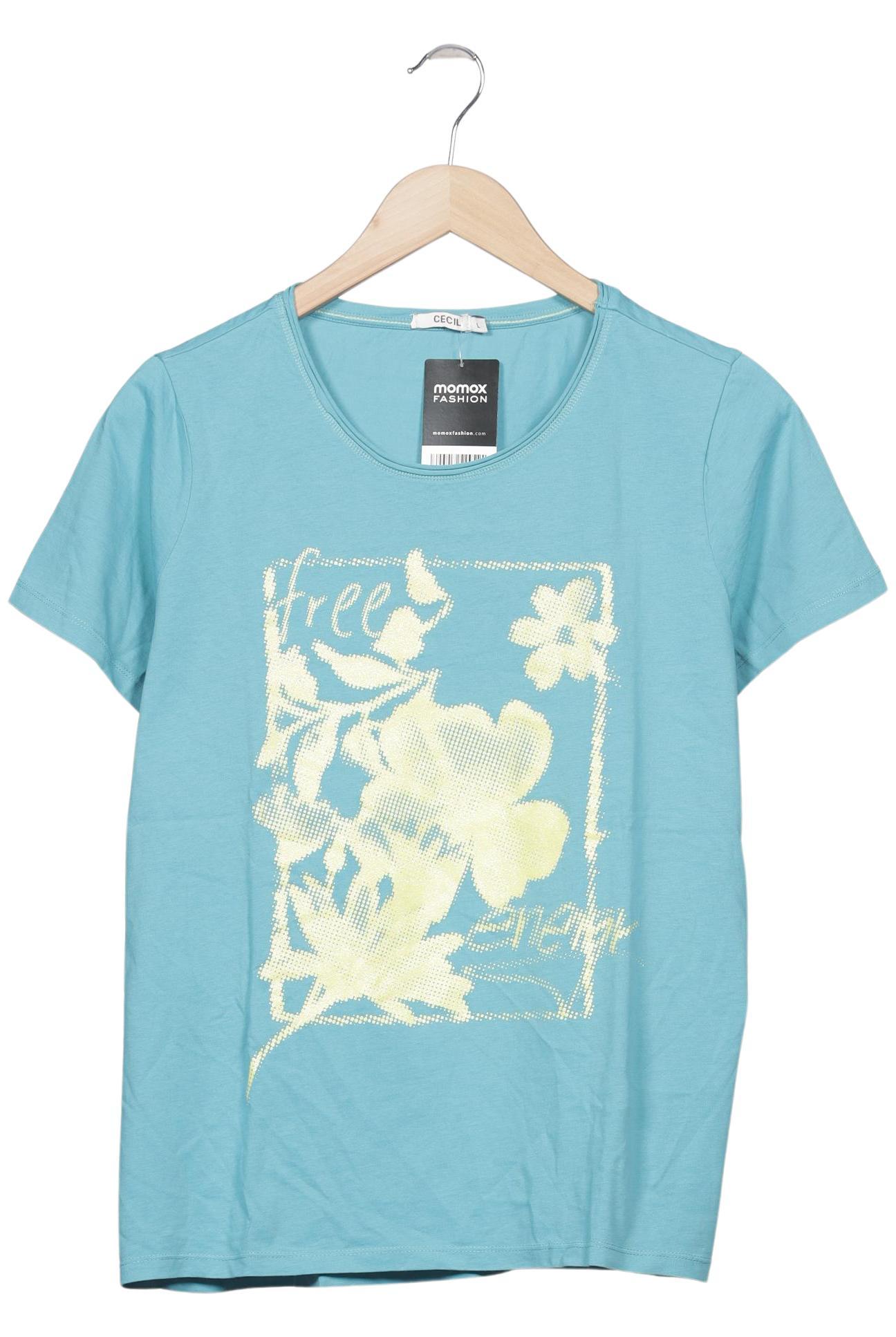 

Cecil Damen T-Shirt, hellblau, Gr. 42