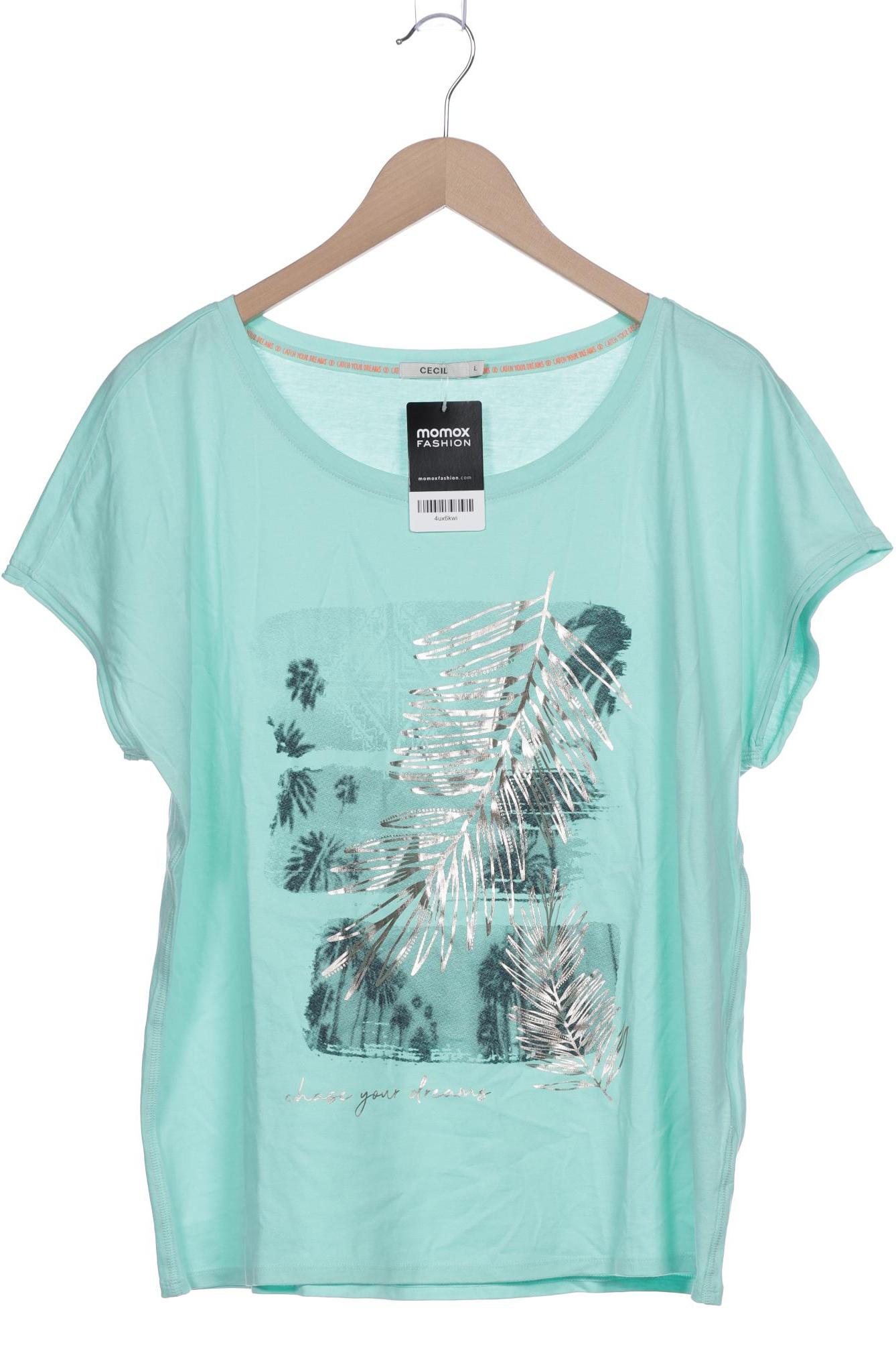 

CECIL Damen T-Shirt, hellgrün
