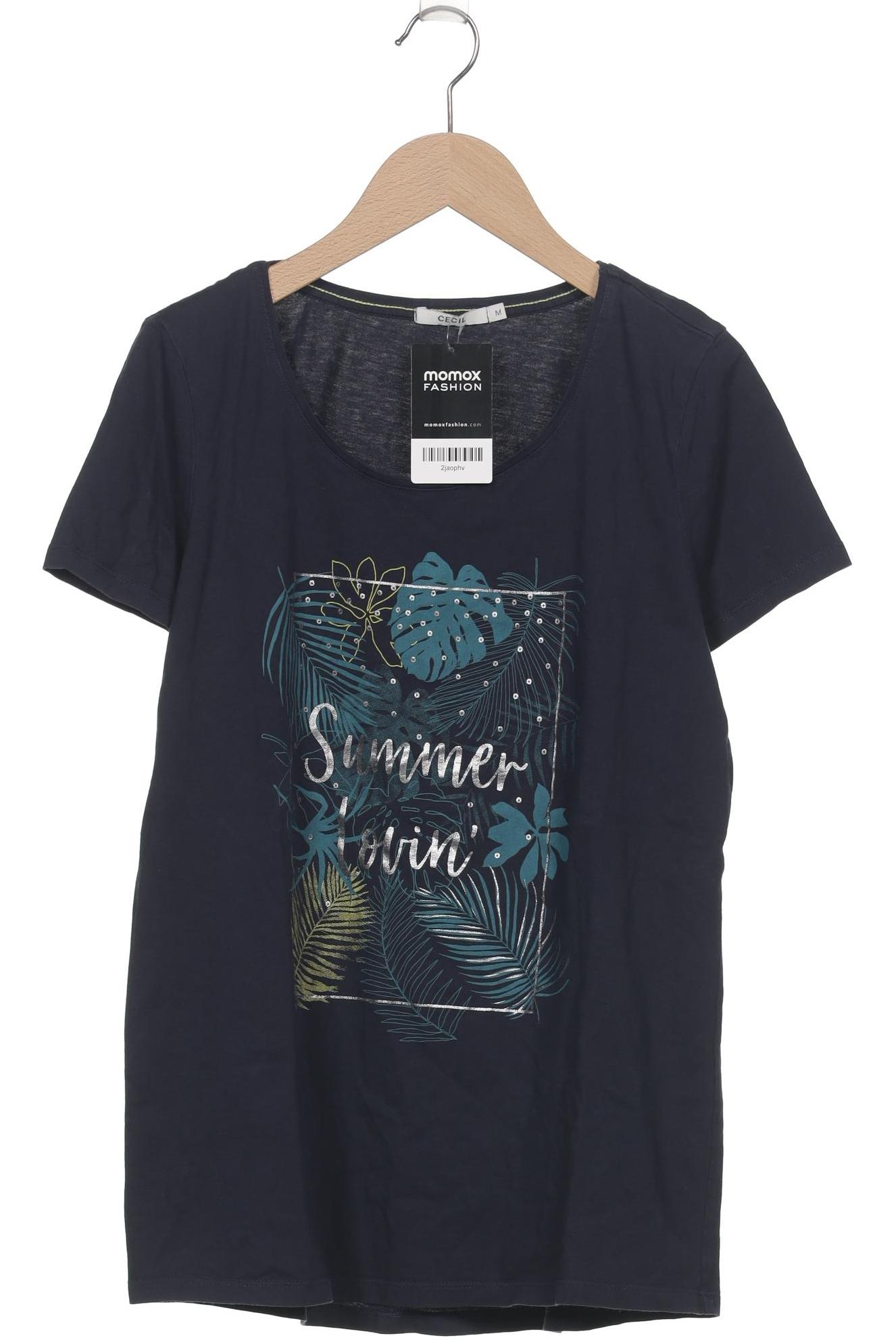 

Cecil Damen T-Shirt, marineblau, Gr. 38