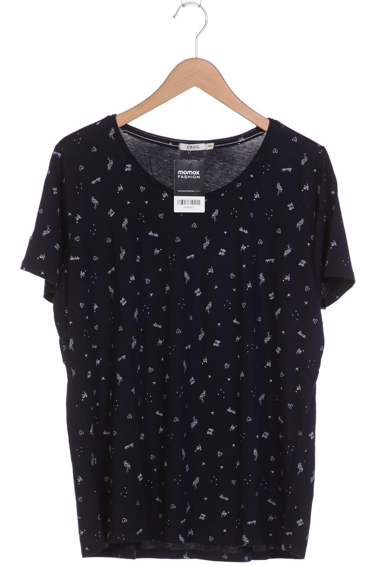 

CECIL Damen T-Shirt, marineblau