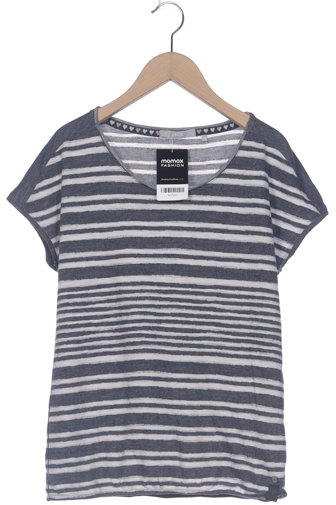 

Cecil Damen T-Shirt, blau, Gr. 34