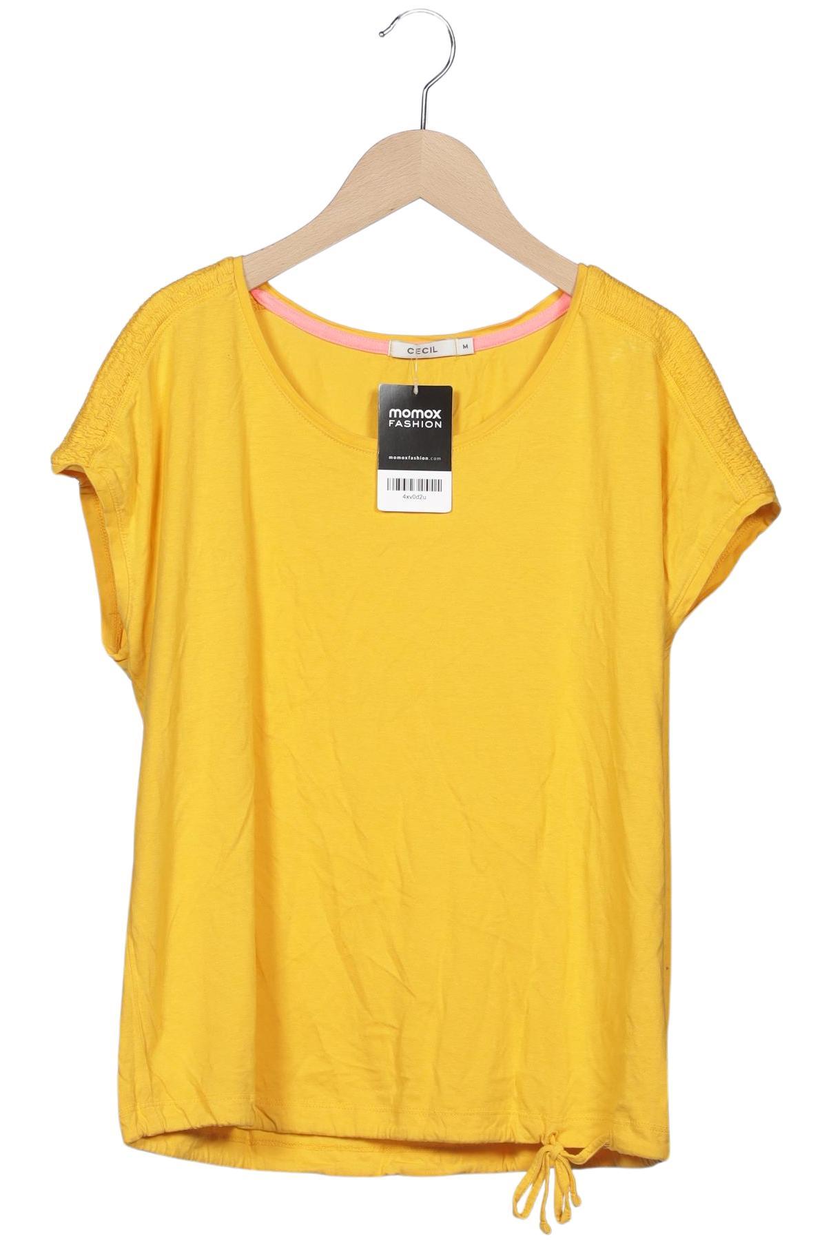 

Cecil Damen T-Shirt, gelb, Gr. 38