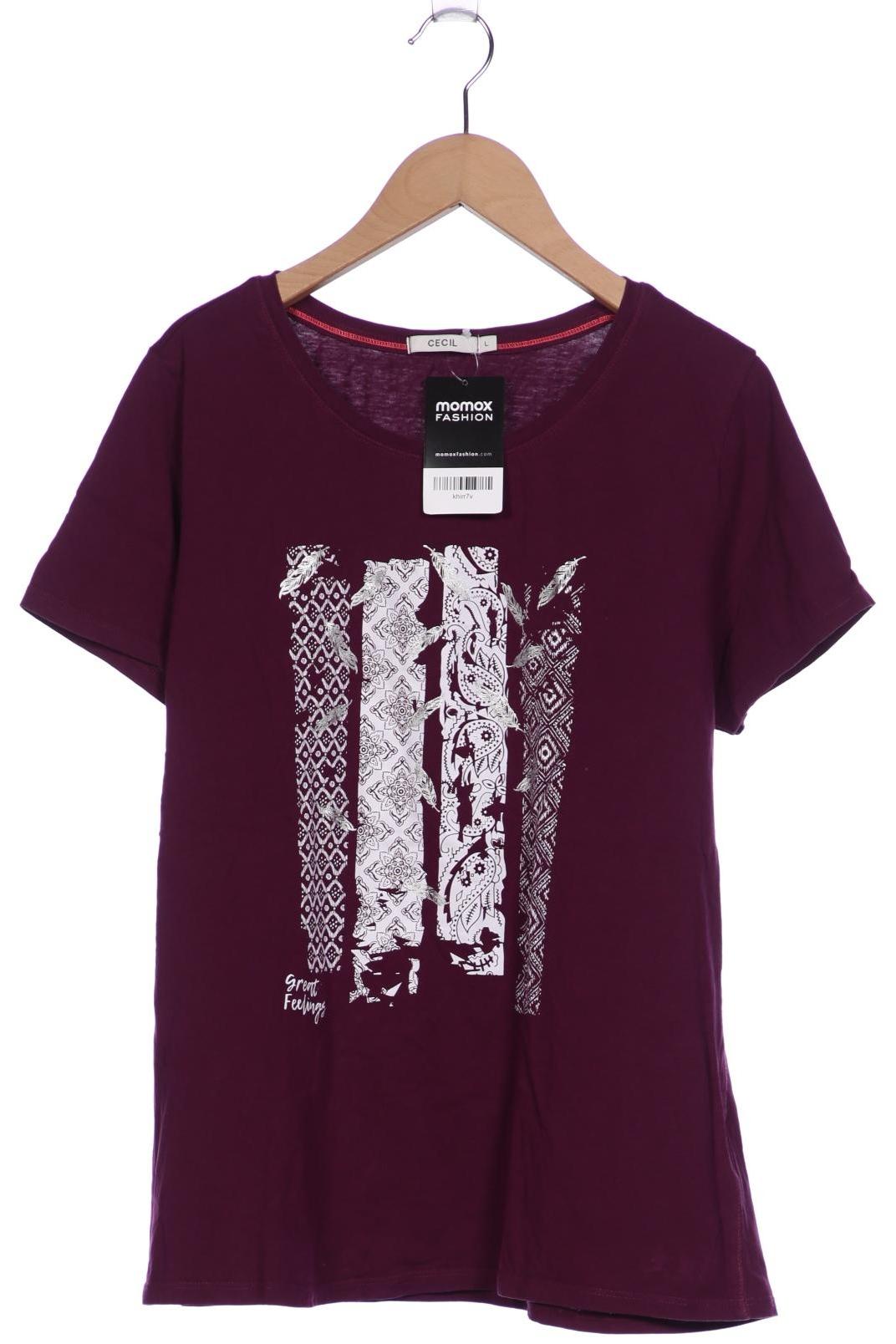 

Cecil Damen T-Shirt, flieder, Gr. 42