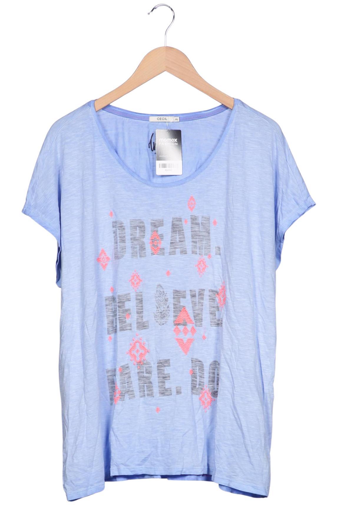 

Cecil Damen T-Shirt, hellblau, Gr. 46