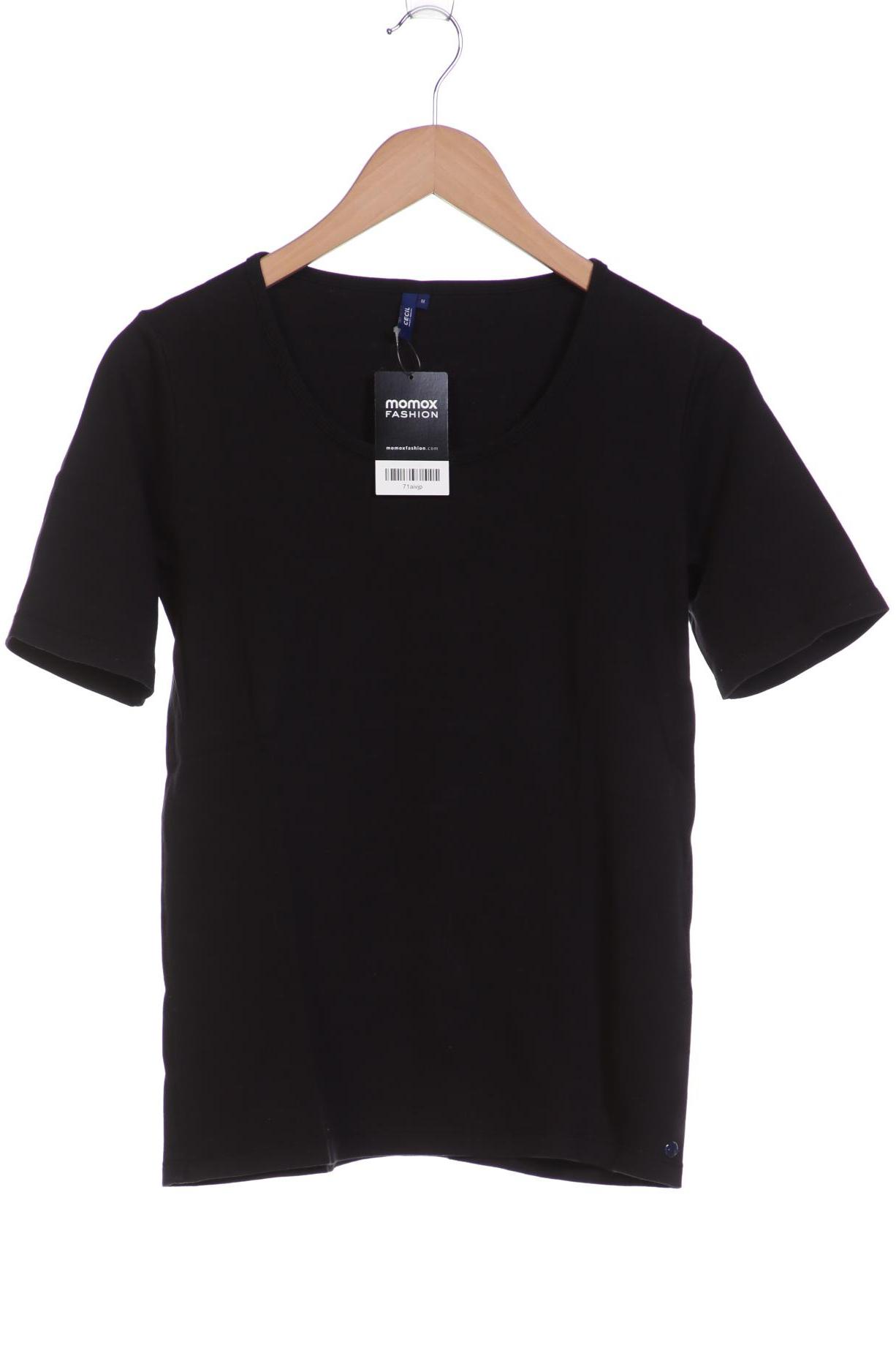 

Cecil Damen T-Shirt, schwarz, Gr. 38