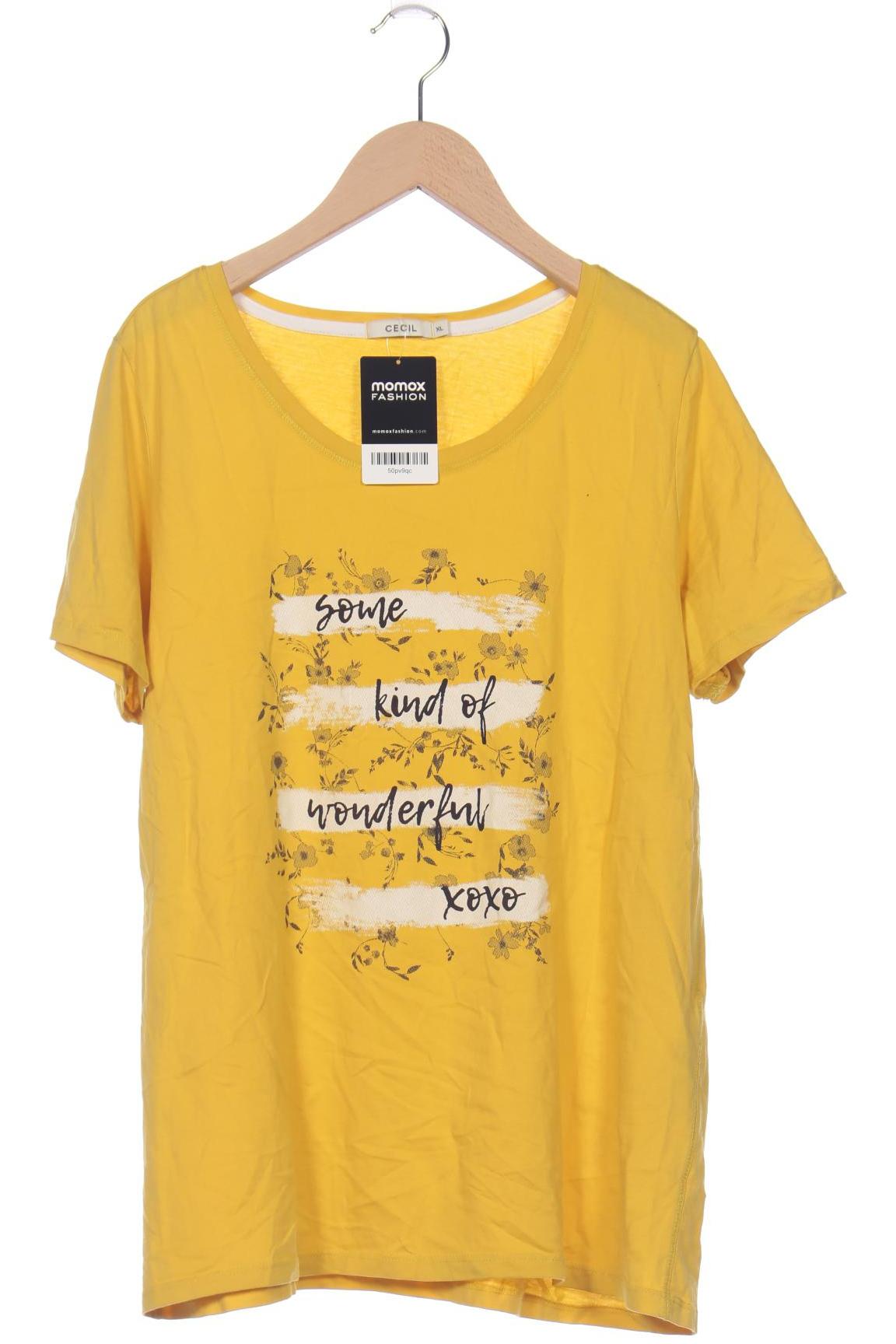 

Cecil Damen T-Shirt, gelb, Gr. 44