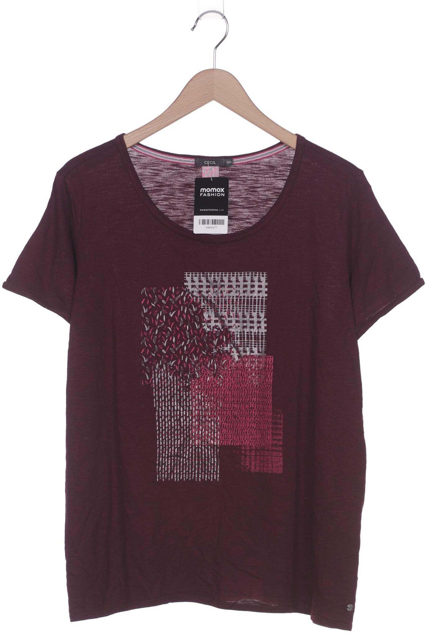 

Cecil Damen T-Shirt, bordeaux, Gr. 46