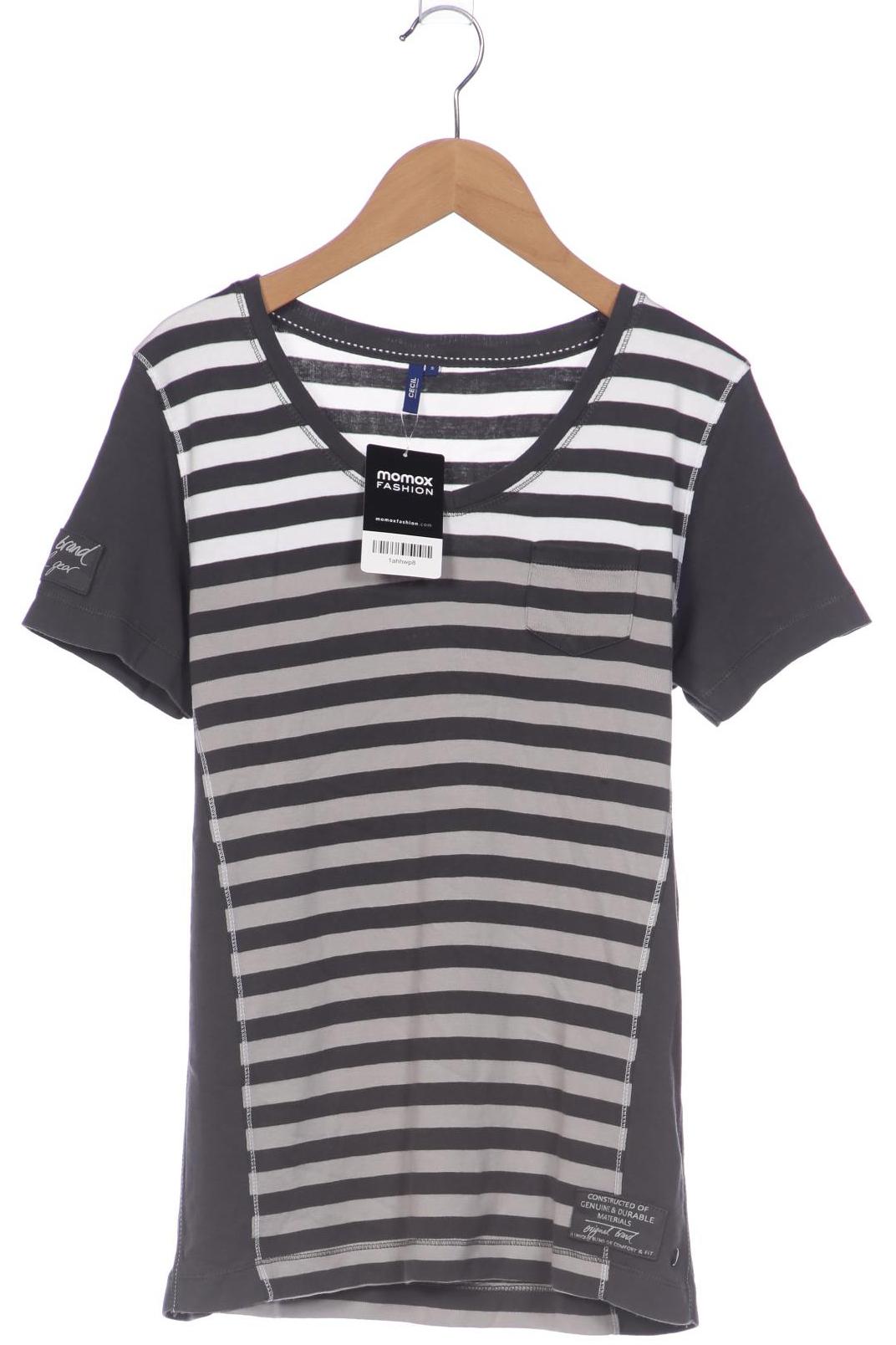 

Cecil Damen T-Shirt, grau, Gr. 36