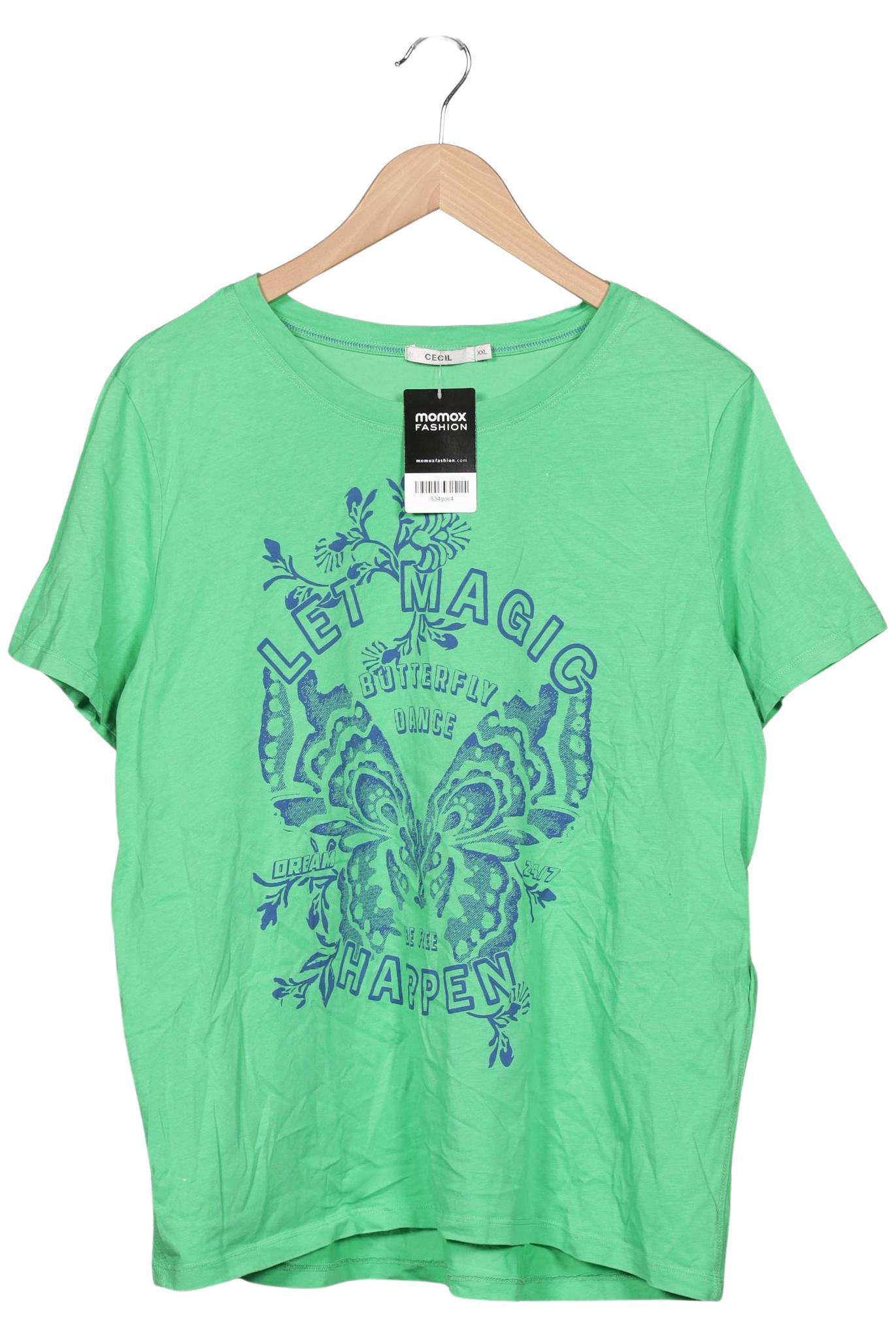 

Cecil Damen T-Shirt, grün, Gr. 46