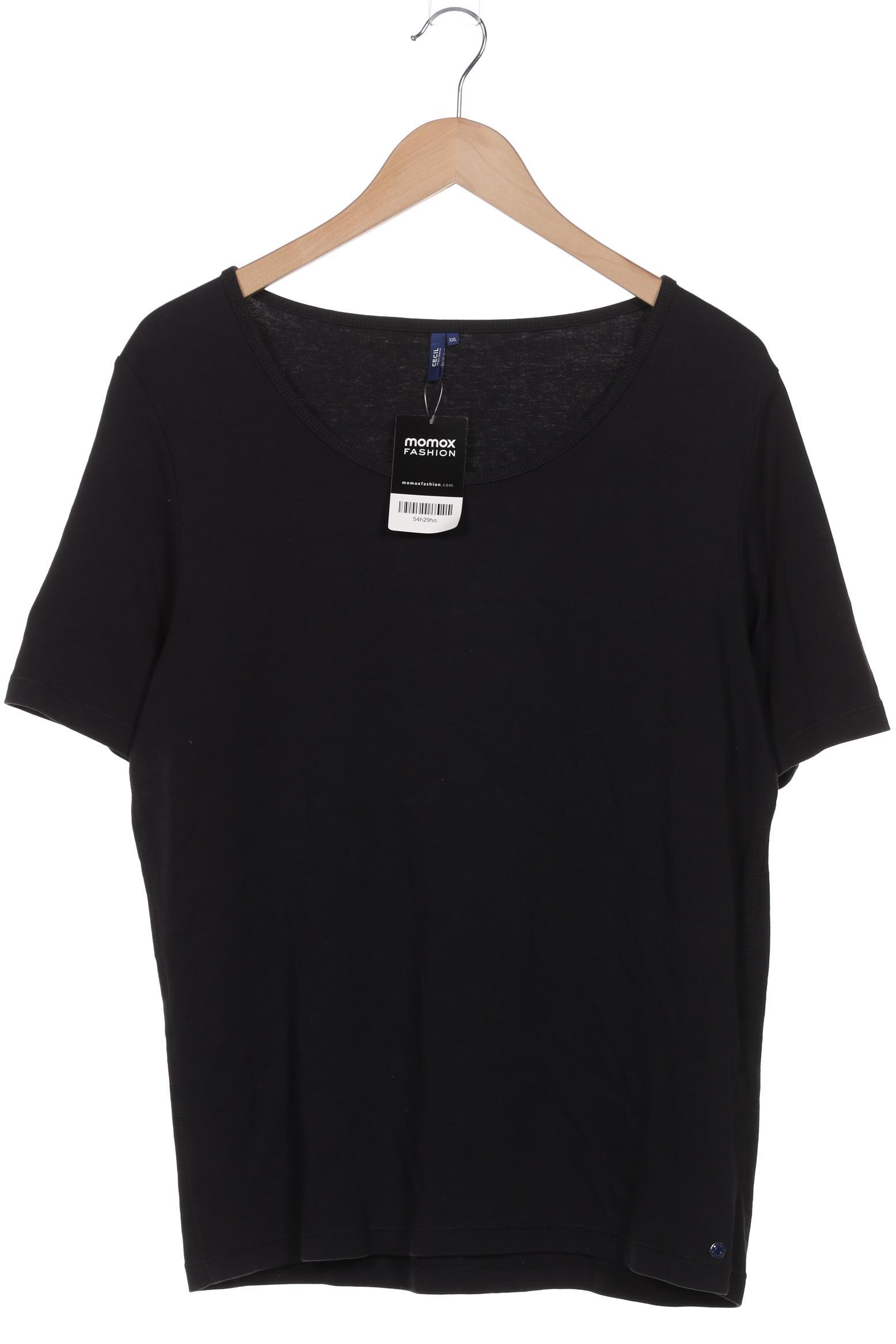 

Cecil Damen T-Shirt, schwarz, Gr. 46