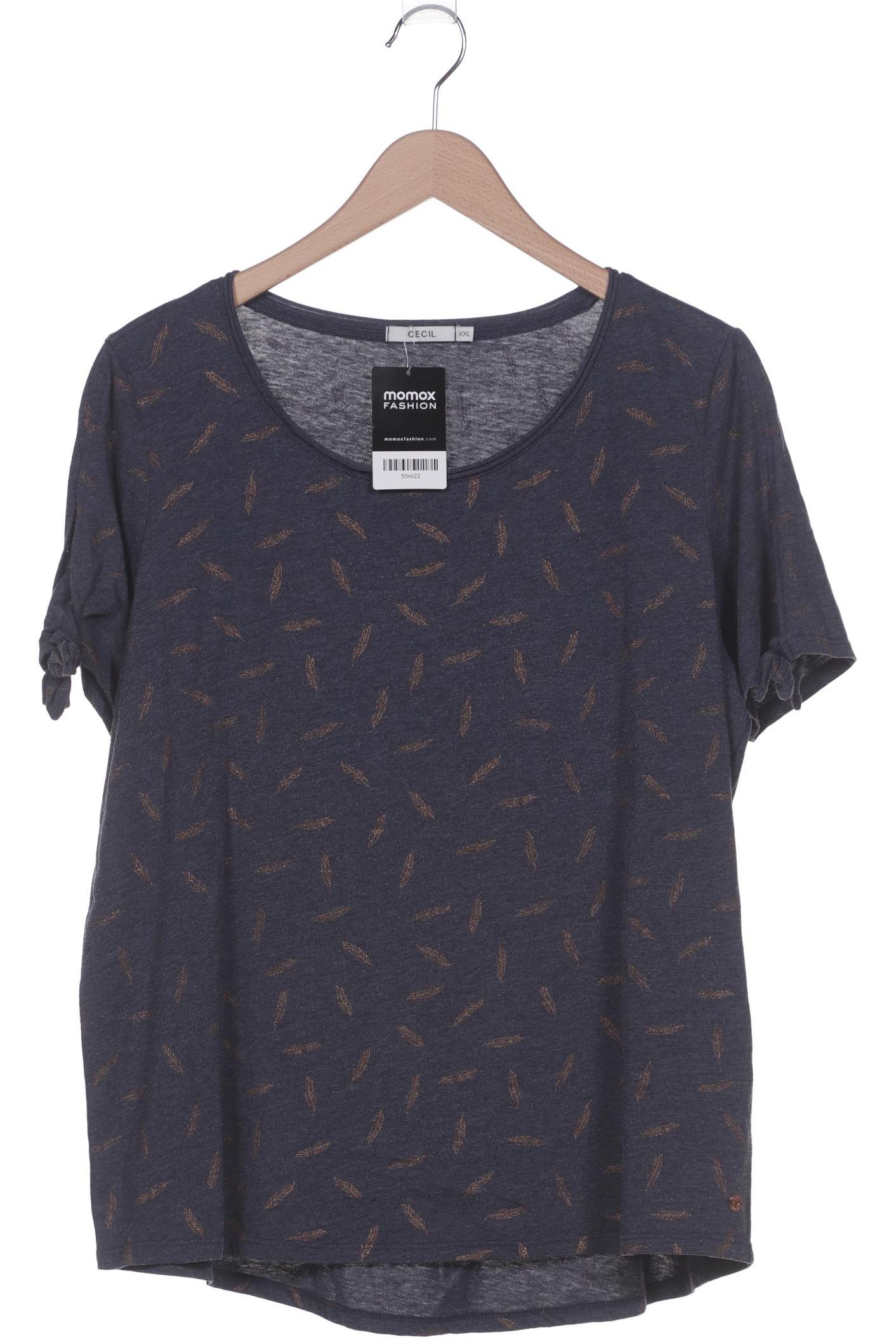

Cecil Damen T-Shirt, marineblau, Gr. 46