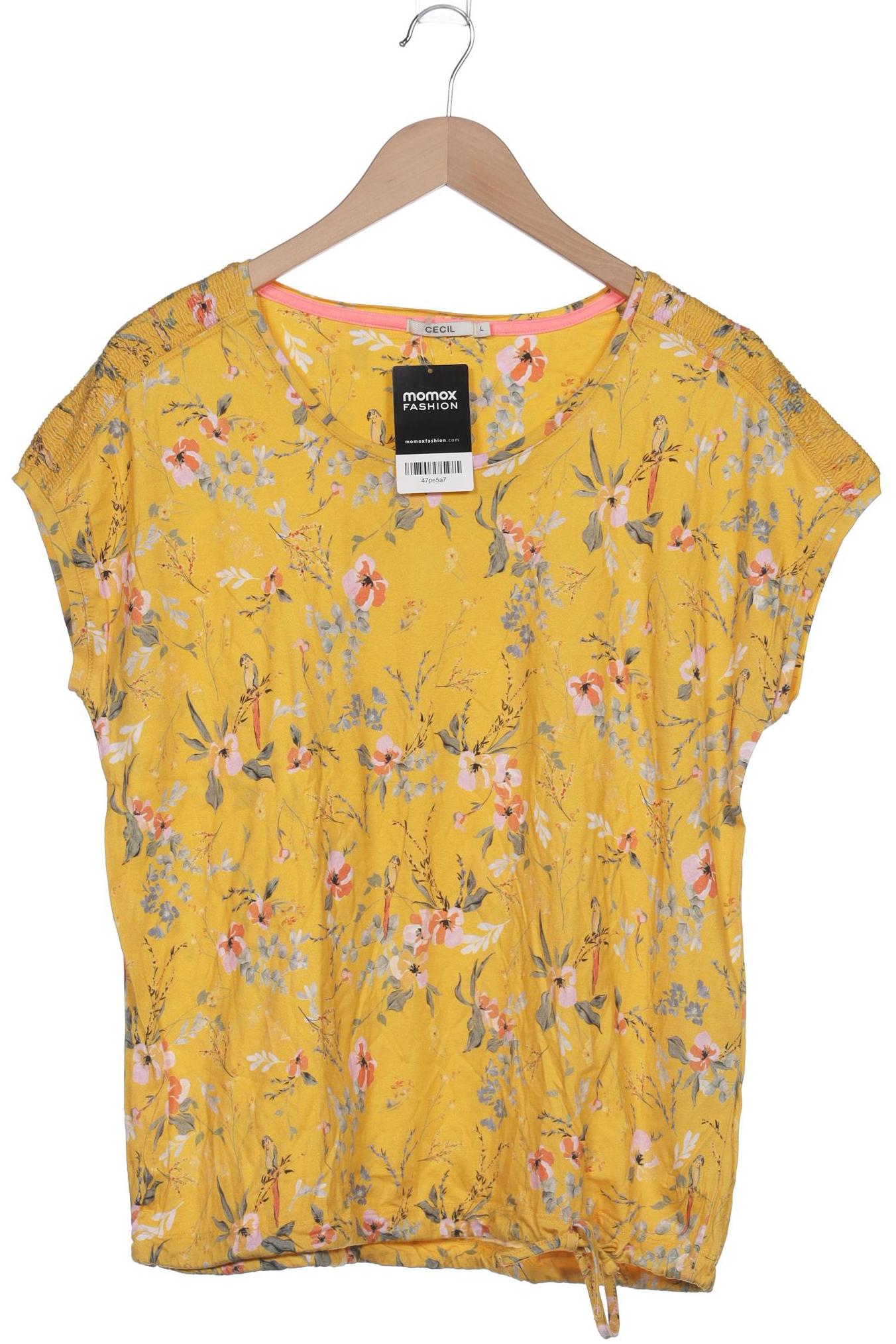 

Cecil Damen T-Shirt, gelb, Gr. 42