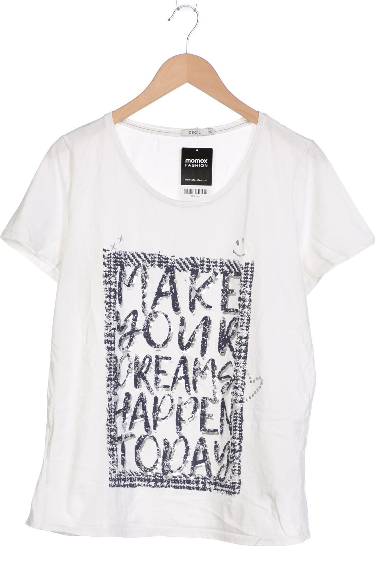 

Cecil Damen T-Shirt, weiß, Gr. 44