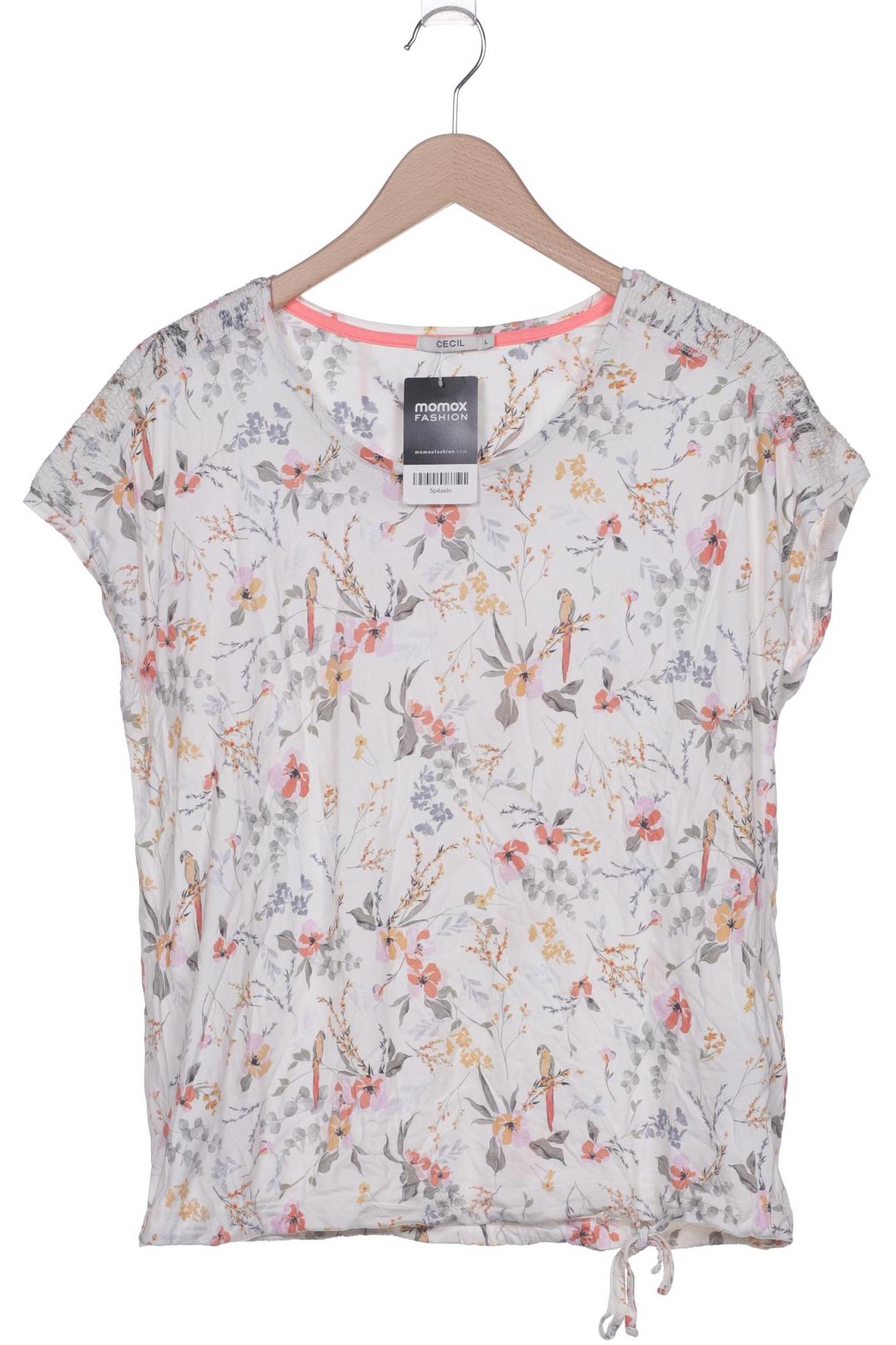 

Cecil Damen T-Shirt, cremeweiß, Gr. 42