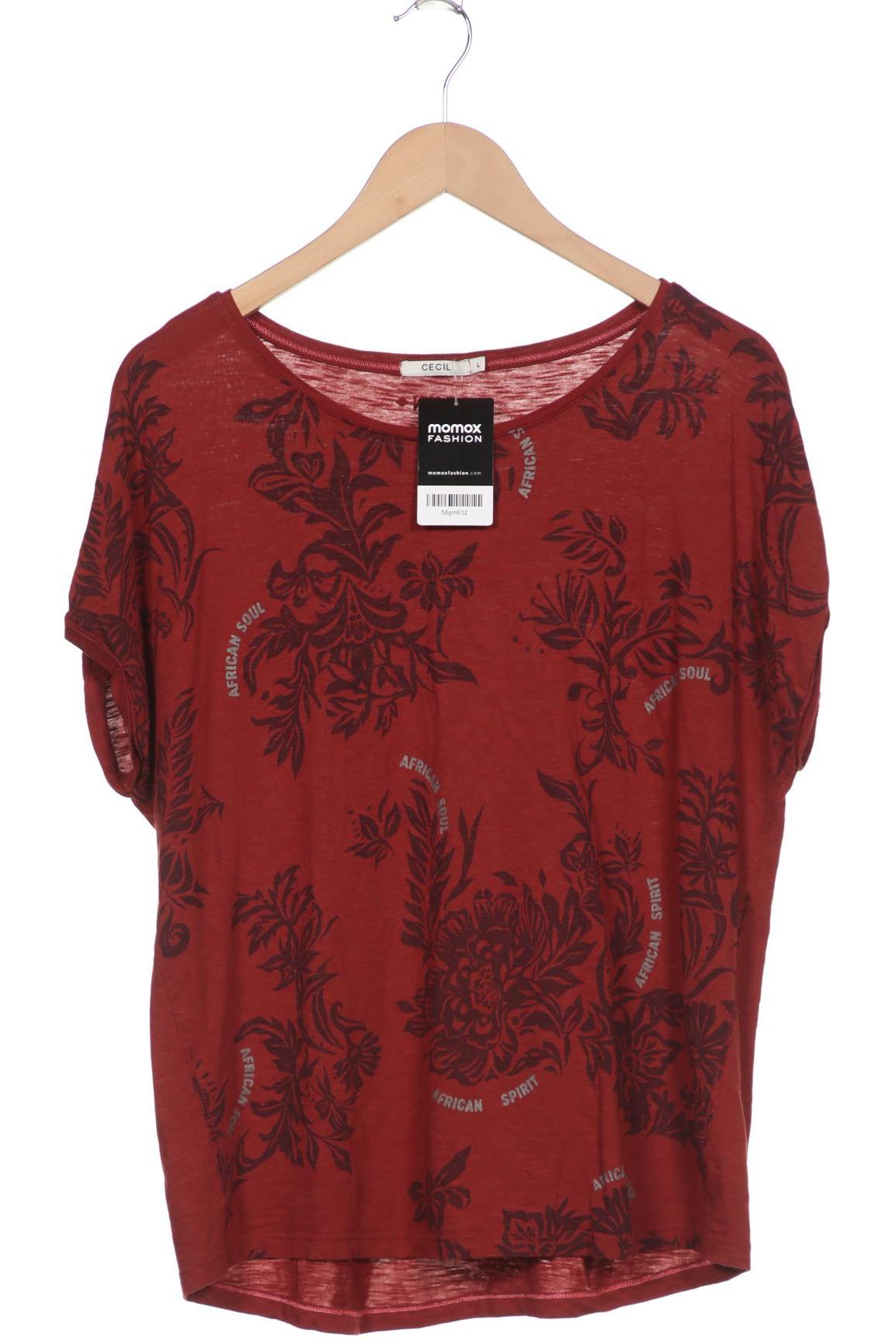 

CECIL Damen T-Shirt, bordeaux