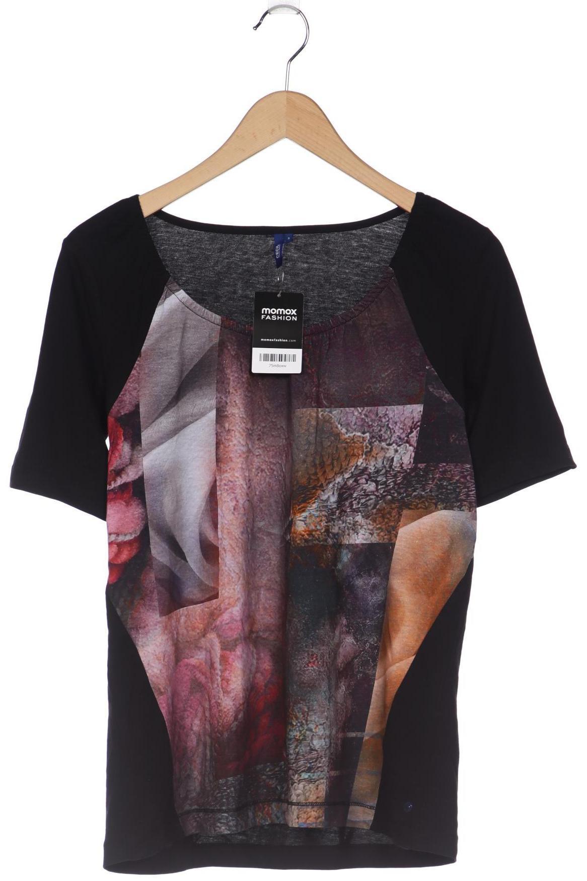 

CECIL Damen T-Shirt, schwarz