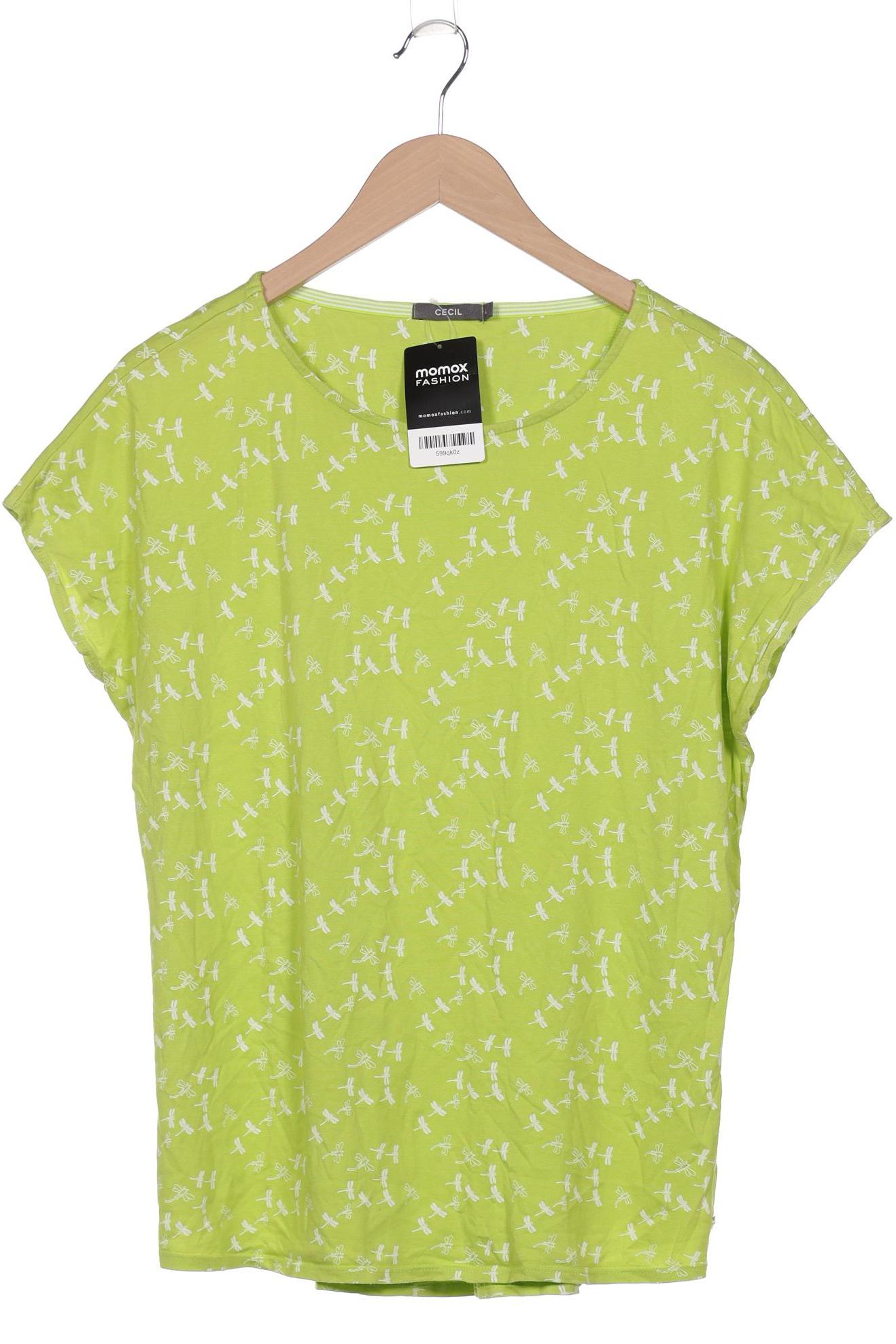 

Cecil Damen T-Shirt, hellgrün, Gr. 42