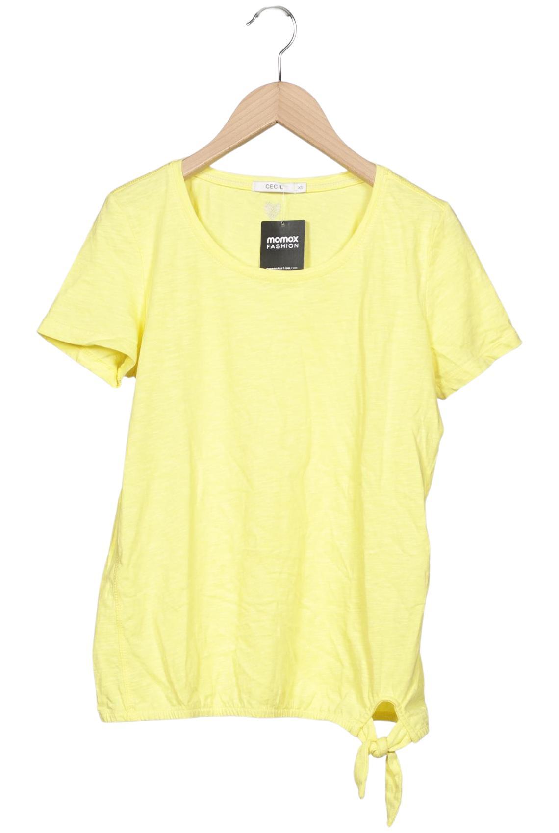 

Cecil Damen T-Shirt, gelb, Gr. 34