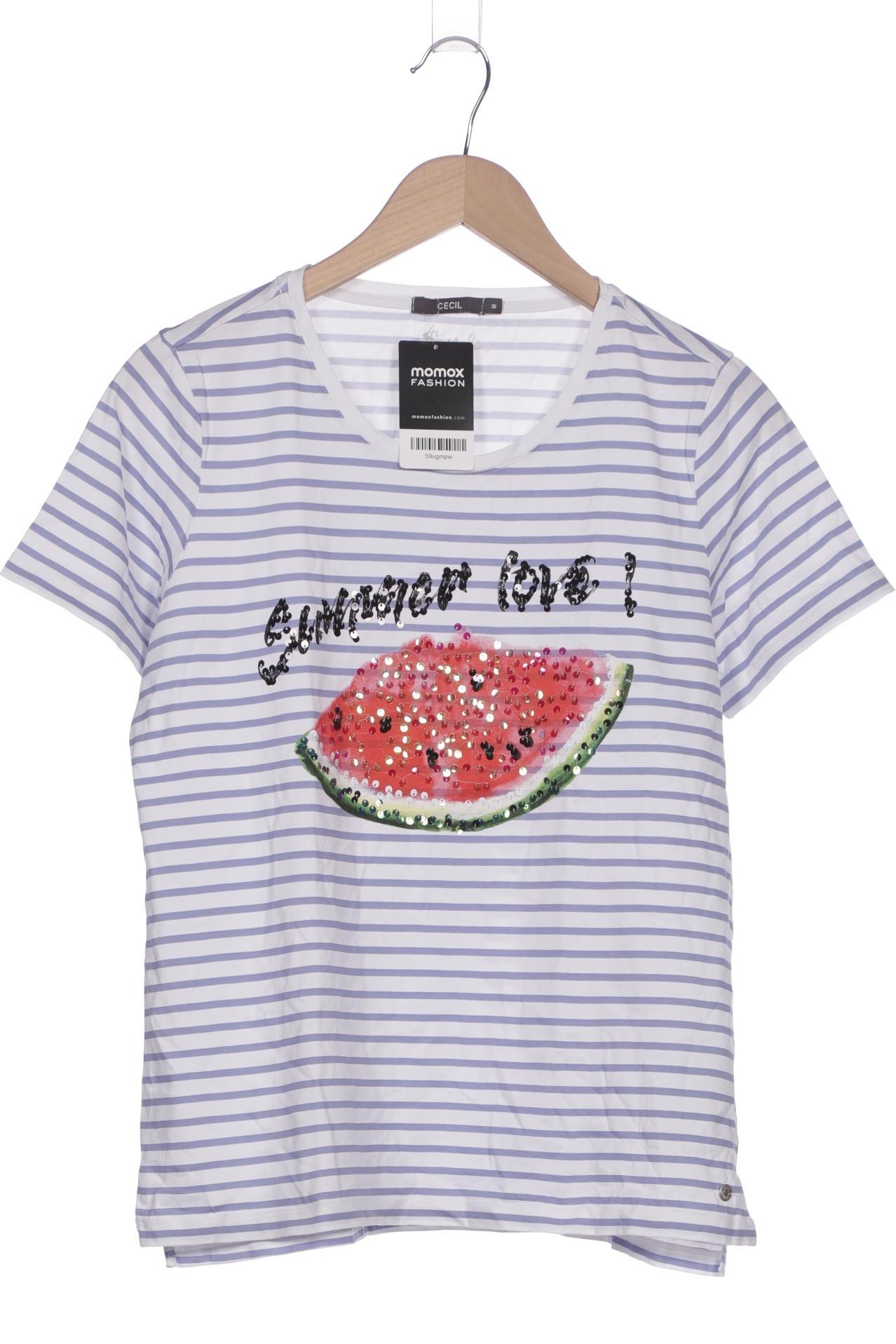 

Cecil Damen T-Shirt, weiß, Gr. 38