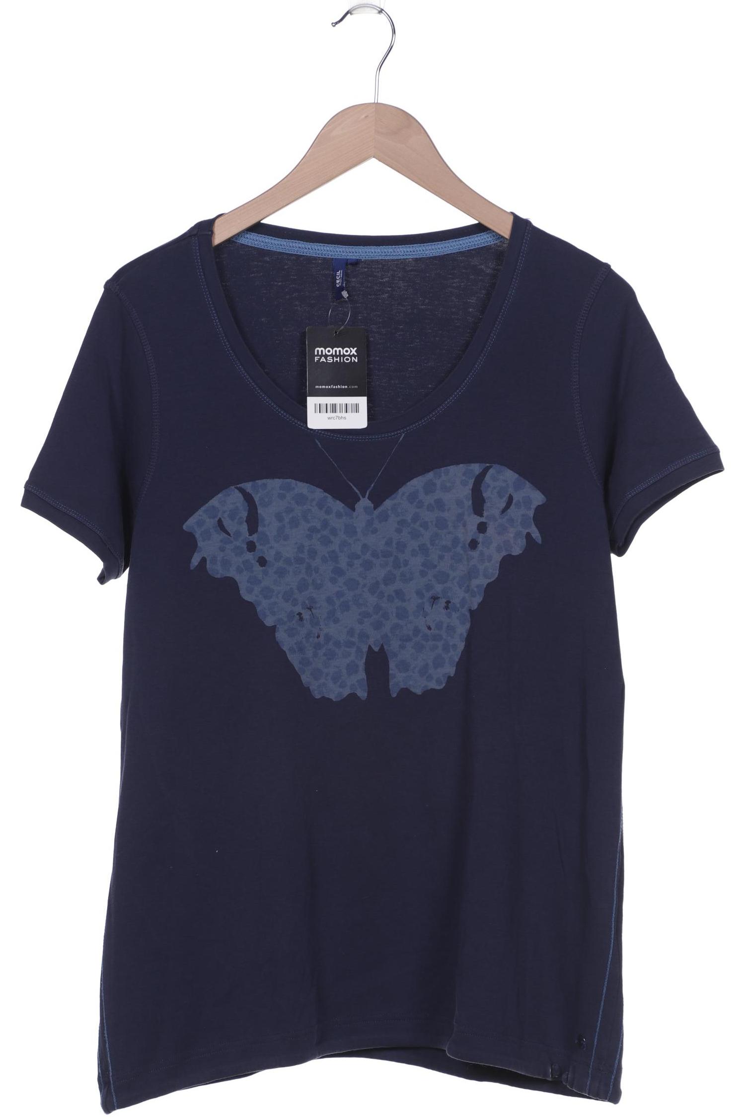 

CECIL Damen T-Shirt, marineblau