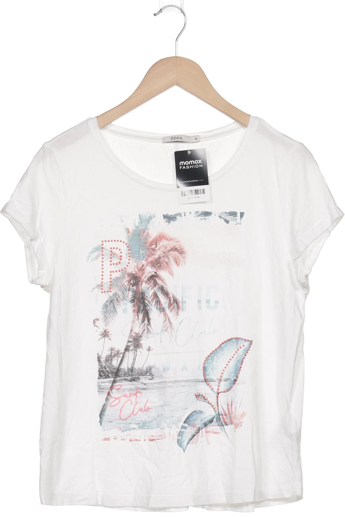 

Cecil Damen T-Shirt, weiß, Gr. 38