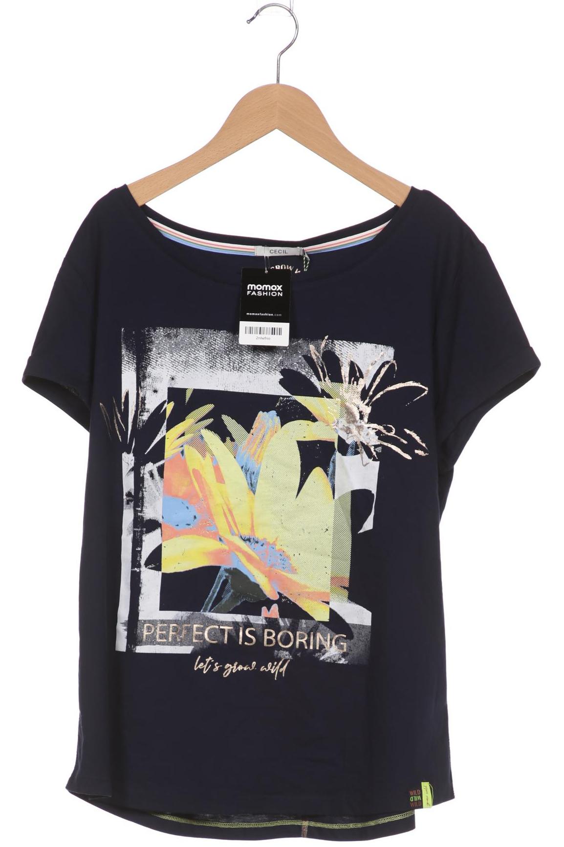 

Cecil Damen T-Shirt, marineblau, Gr. 38