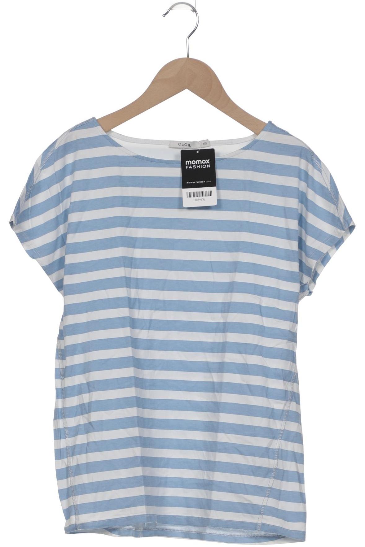 

Cecil Damen T-Shirt, blau, Gr. 34
