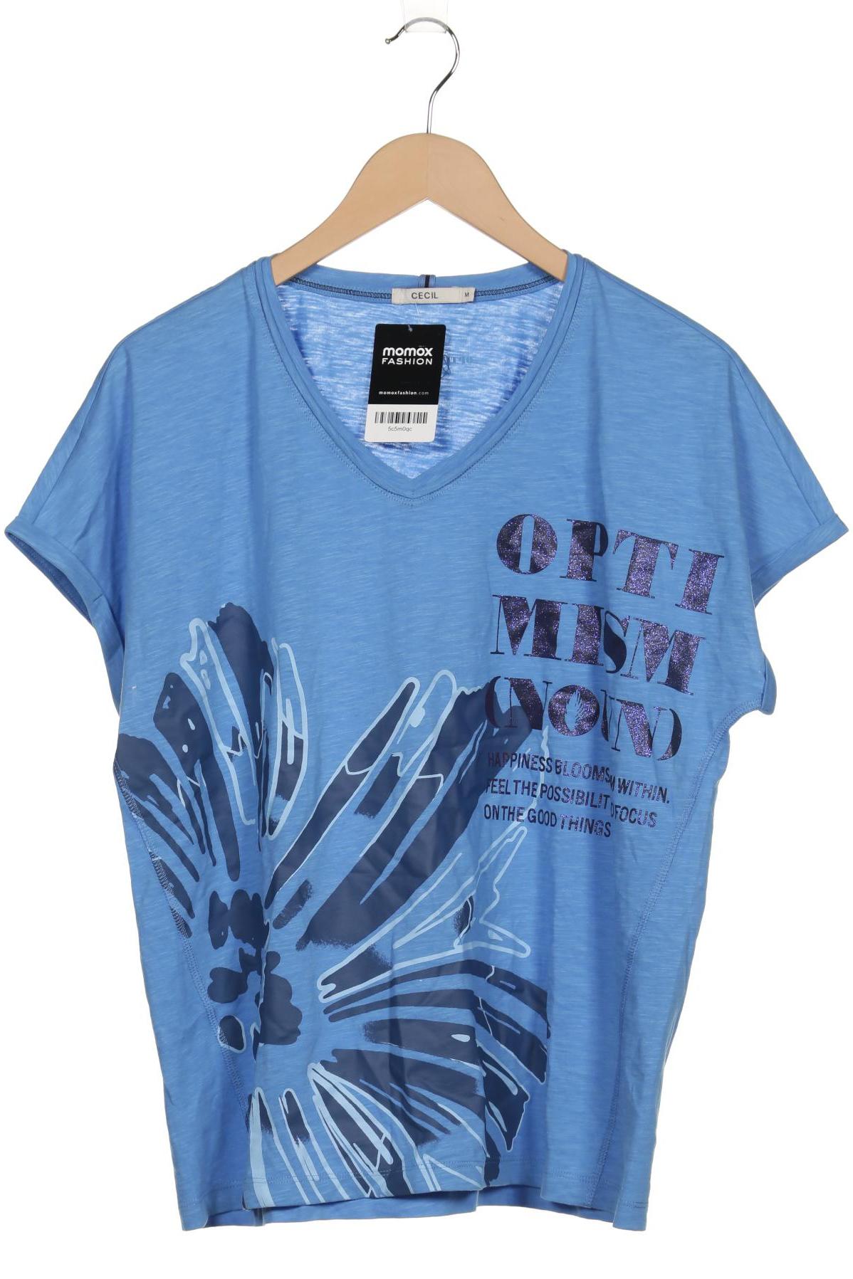 

CECIL Damen T-Shirt, blau