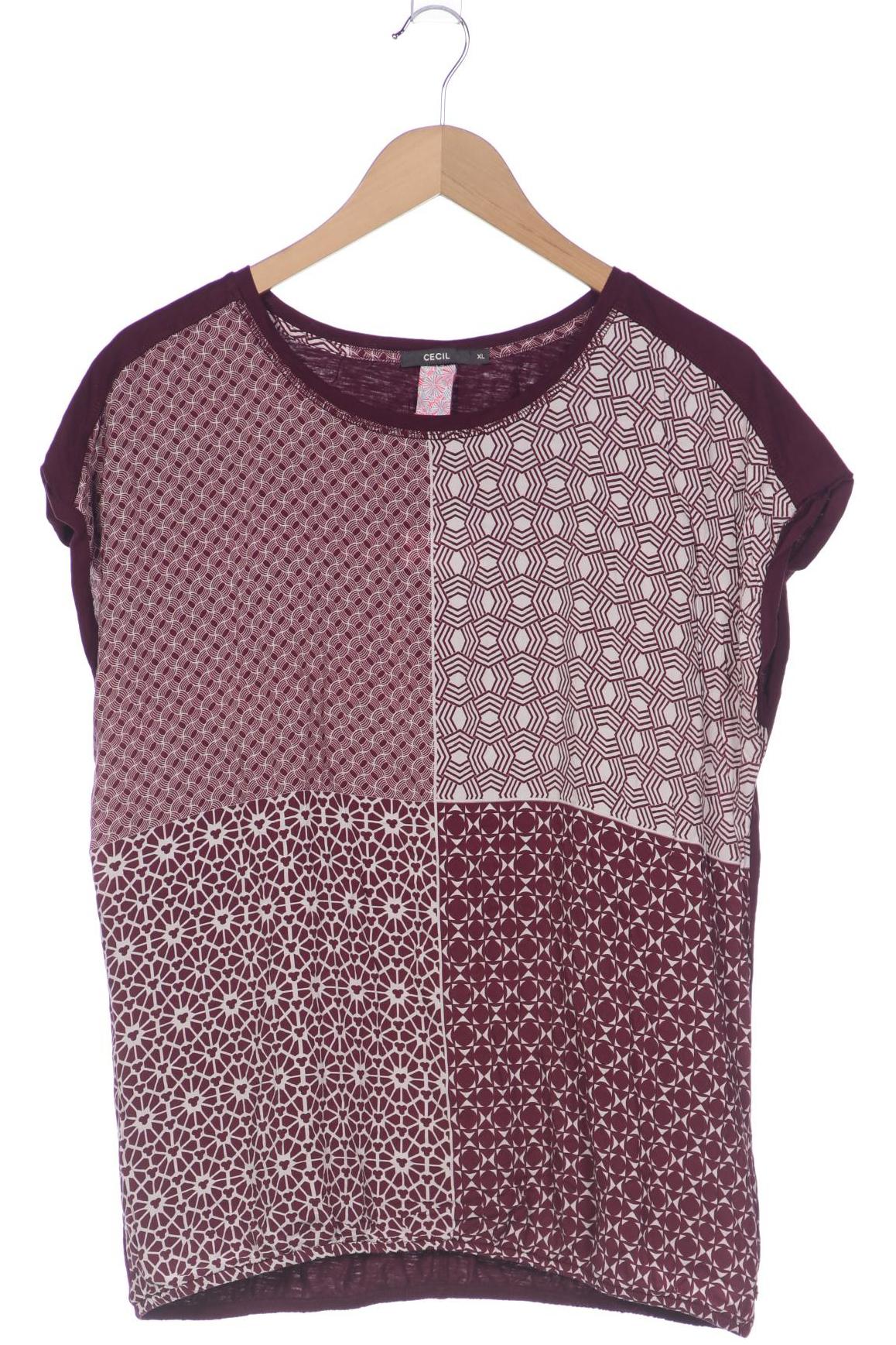 

Cecil Damen T-Shirt, bordeaux, Gr. 44