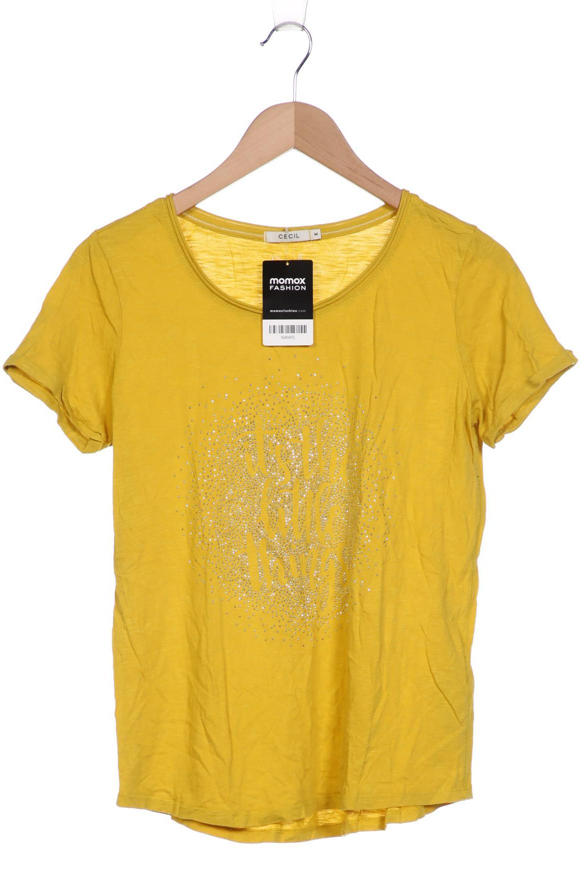 

Cecil Damen T-Shirt, gelb, Gr. 38