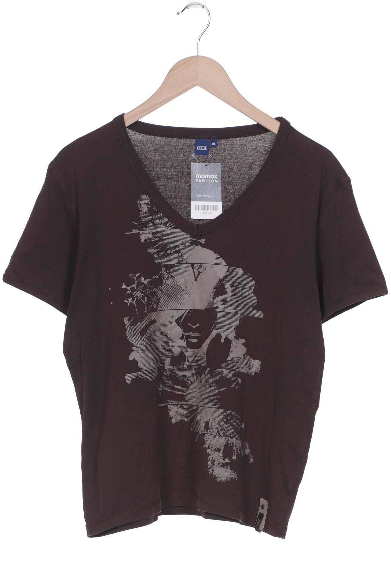 

CECIL Damen T-Shirt, braun