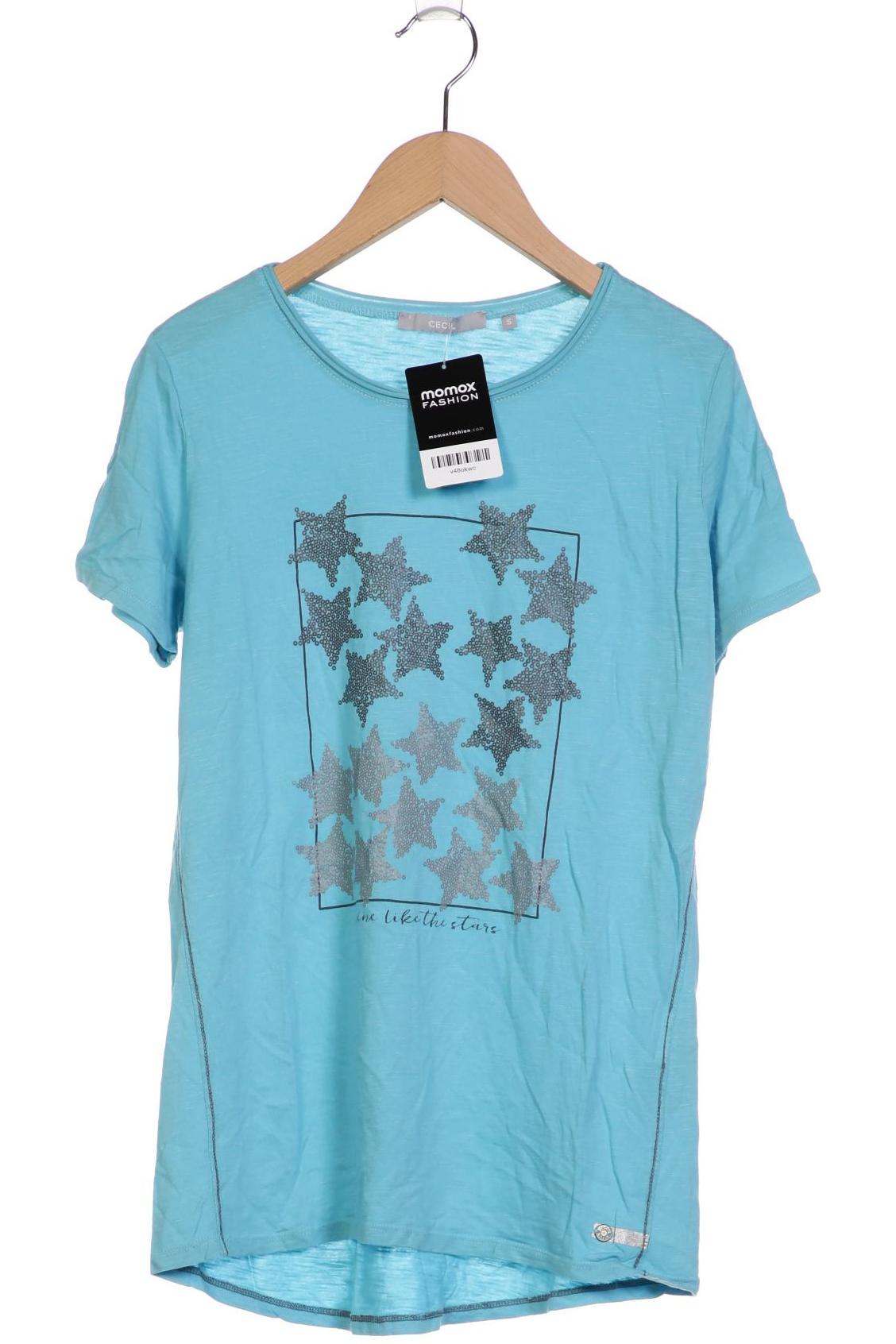 

Cecil Damen T-Shirt, blau, Gr. 36