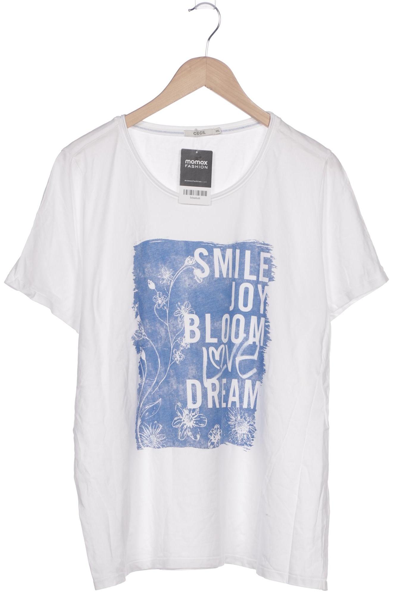 

Cecil Damen T-Shirt, weiß, Gr. 46