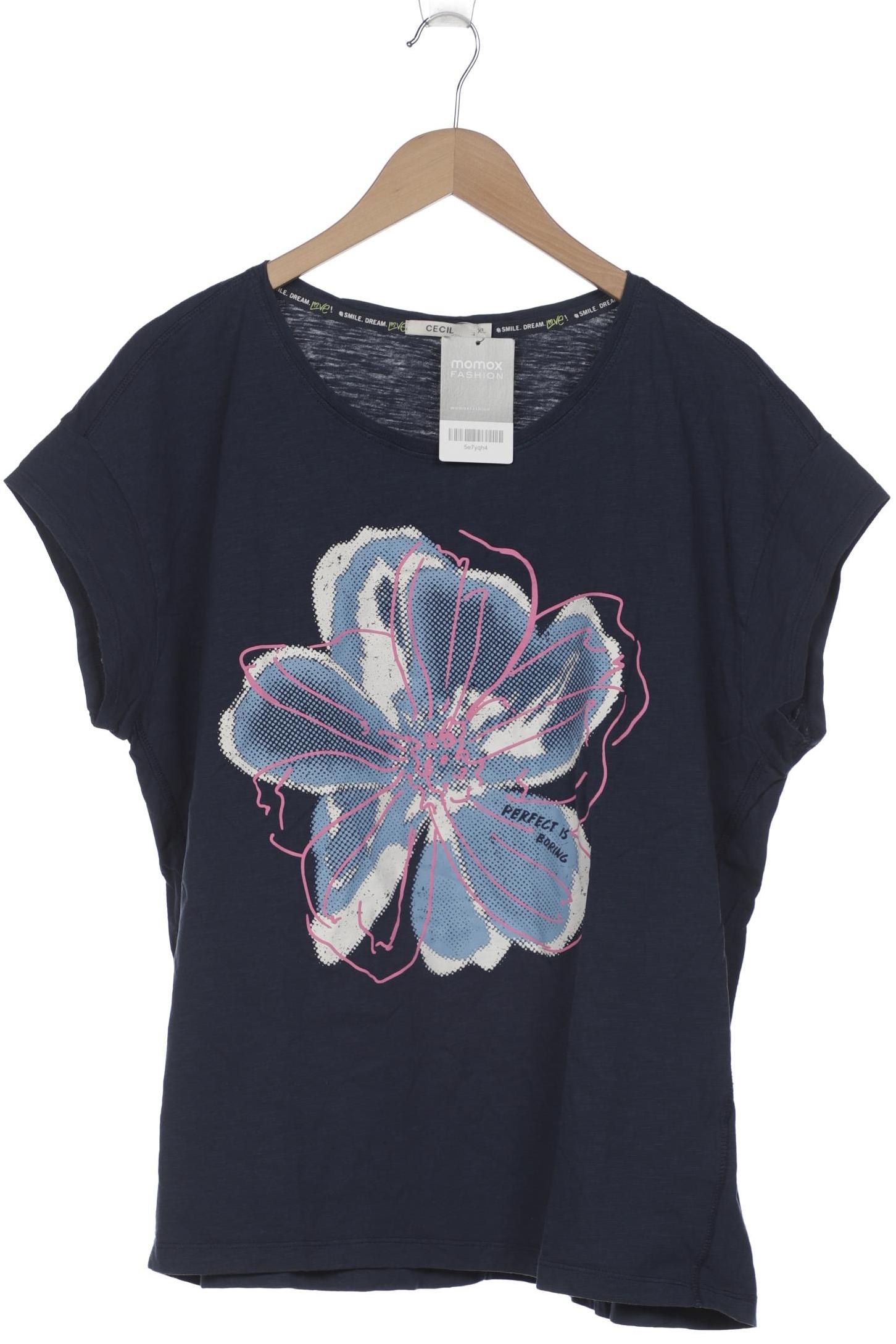 

Cecil Damen T-Shirt, marineblau, Gr. 44