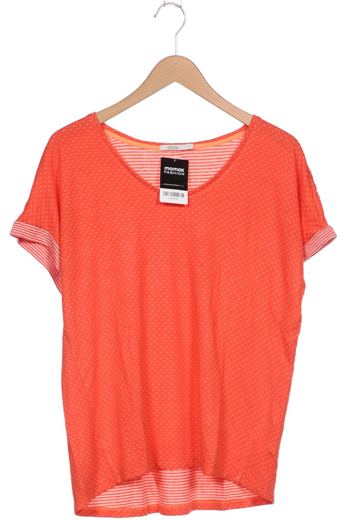 

CECIL Damen T-Shirt, orange